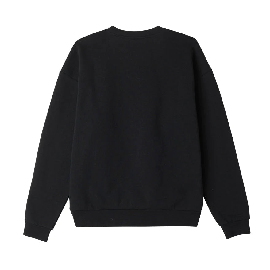 Obey Icon Extra Heavy Crewneck Sweater II Black