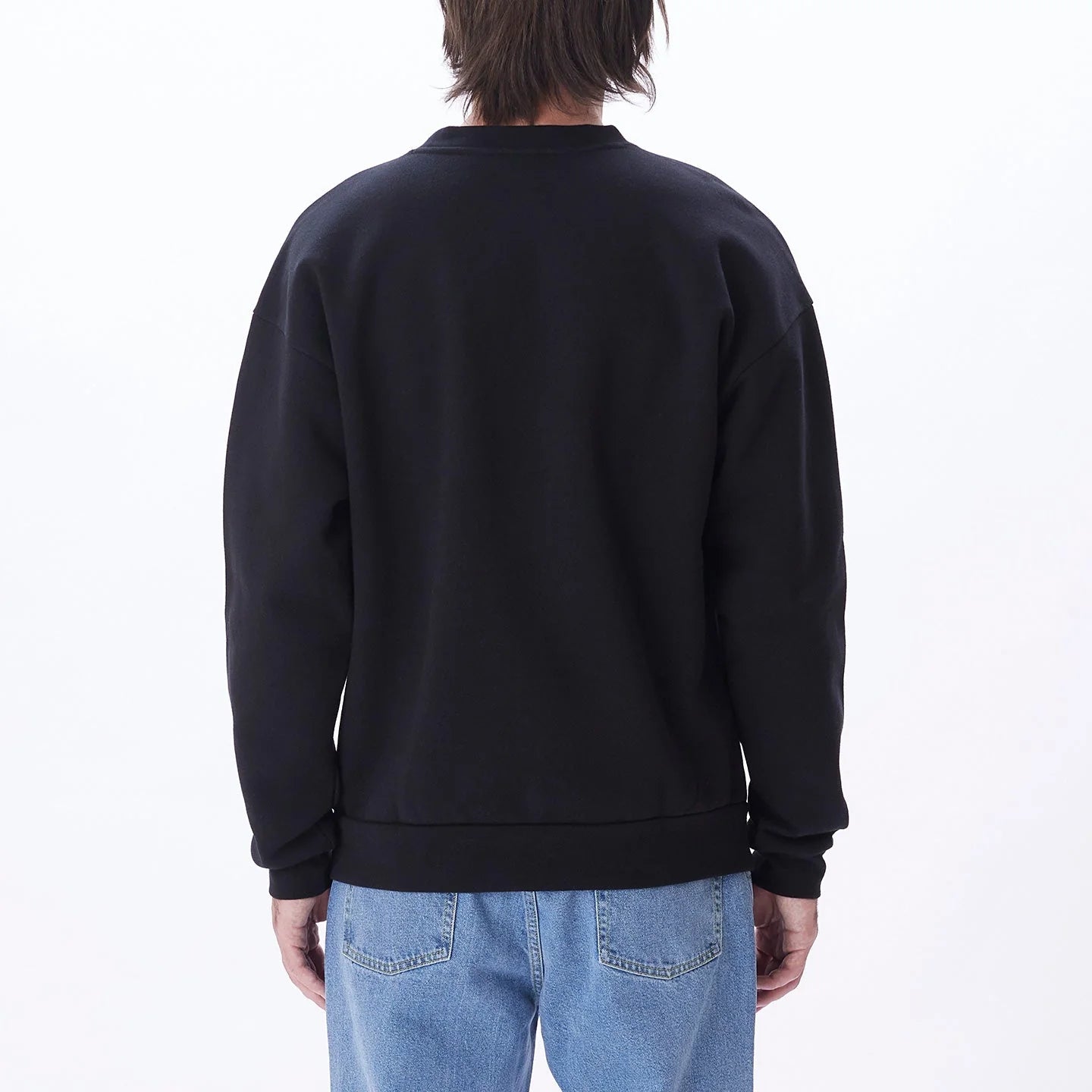 Obey Icon Extra Heavy Crewneck Sweater II Black