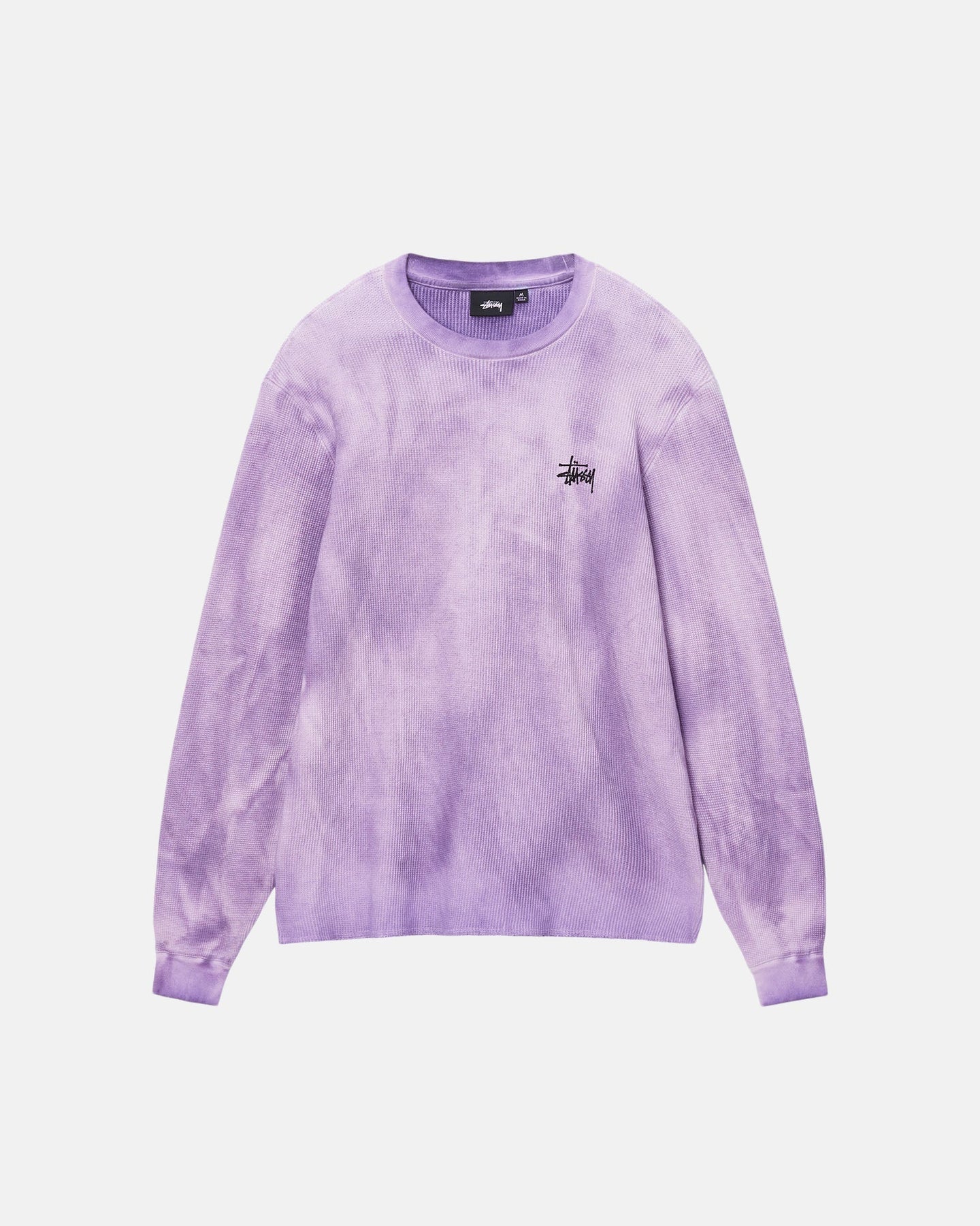 Stüssy Basic Stock Thermal Crewneck Sweater Lavender
