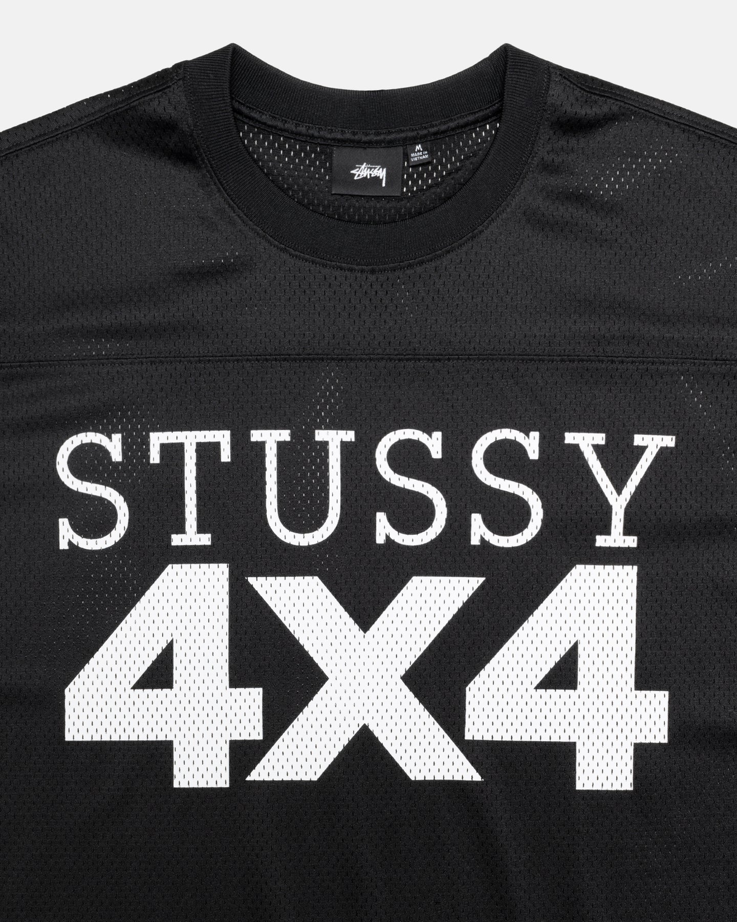 Stüssy 4X4 Mesh Football Jersey Black
