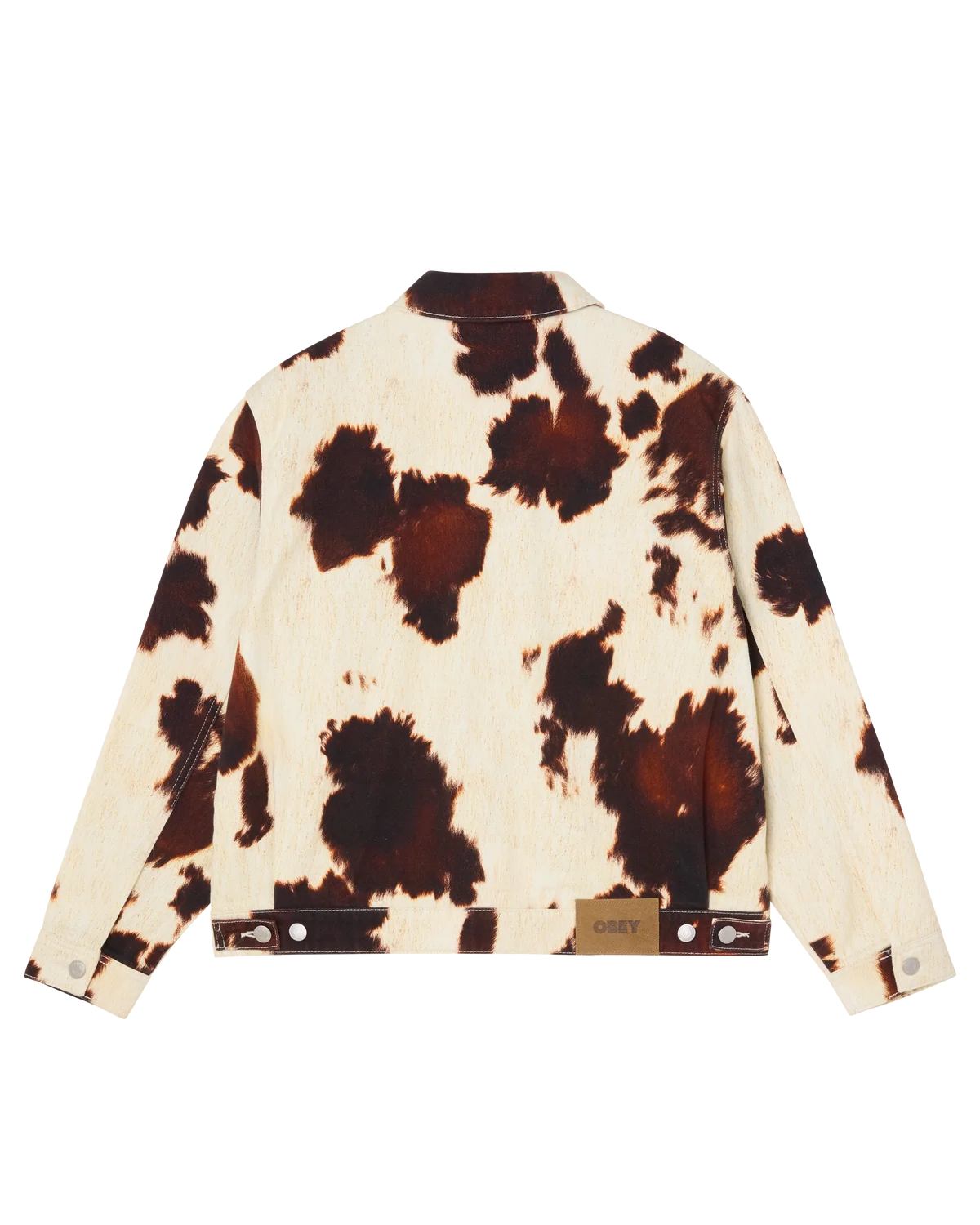 Obey Workshop Jacket Cow Print