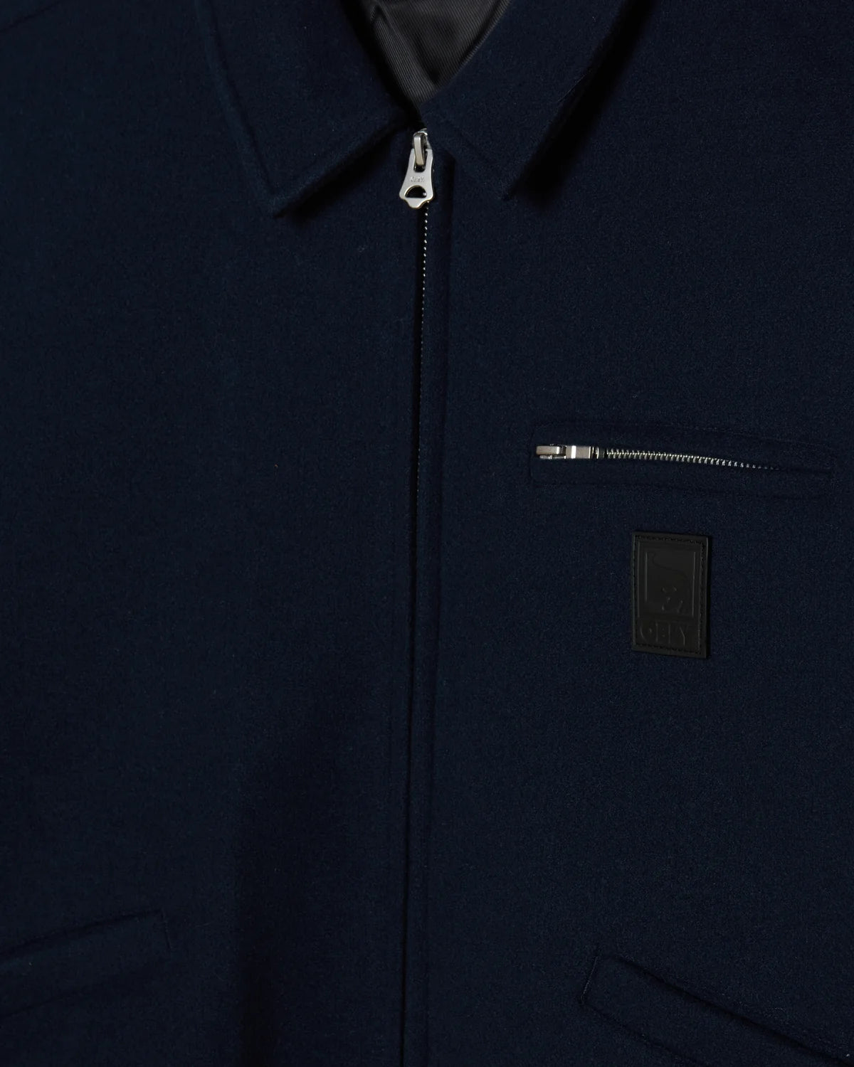 Obey Ledger Blouson Jacket Dark Navy