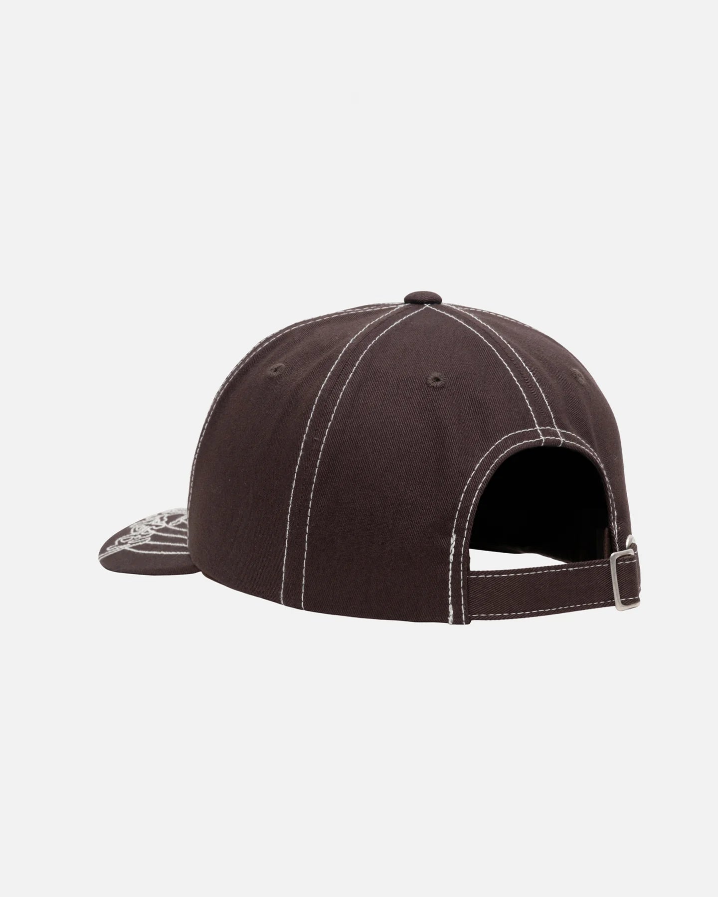 Stüssy Basic Visor Stitch Low Pro Cap Brown