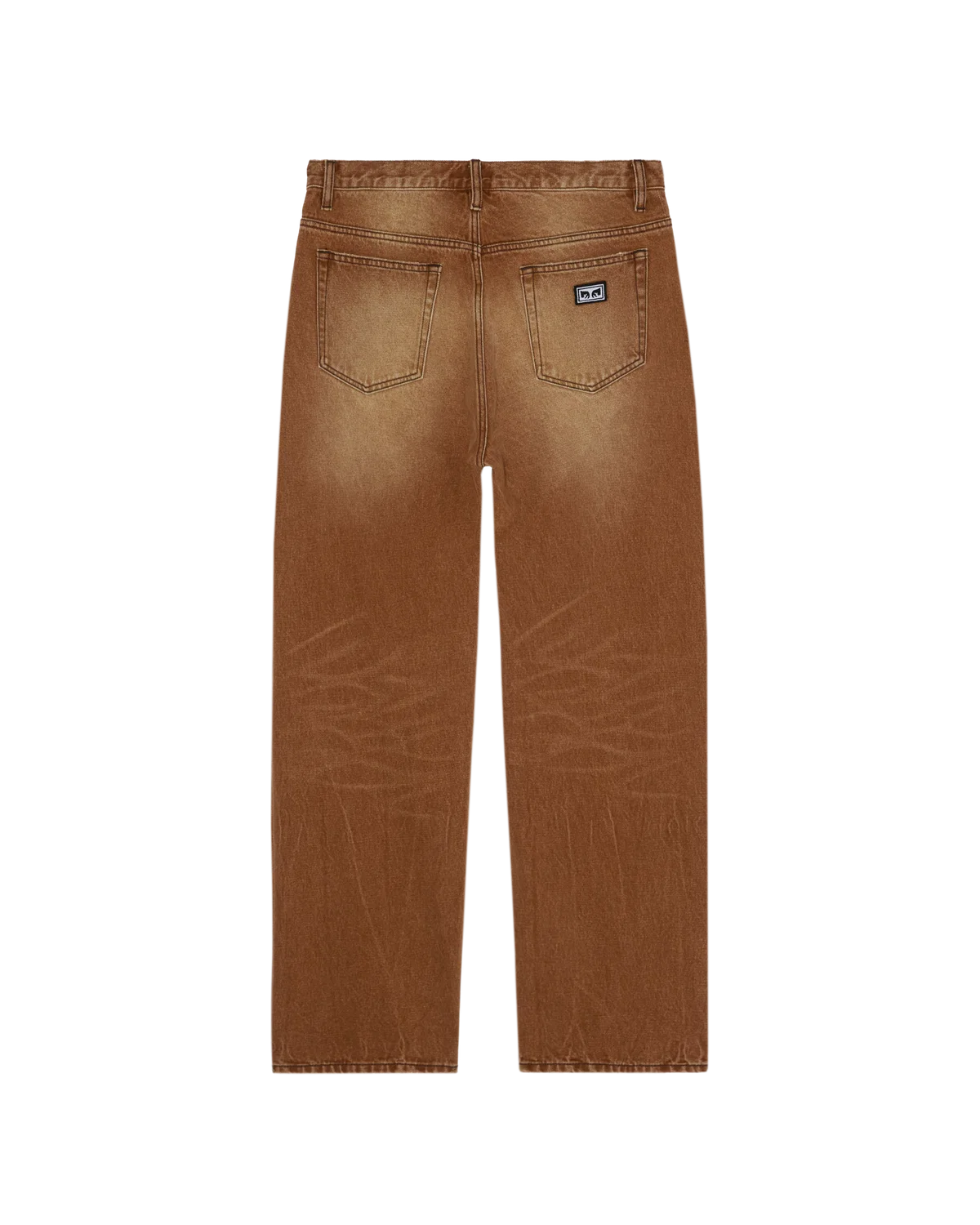 Obey Boxcar Straight Leg Denim Archive Brown
