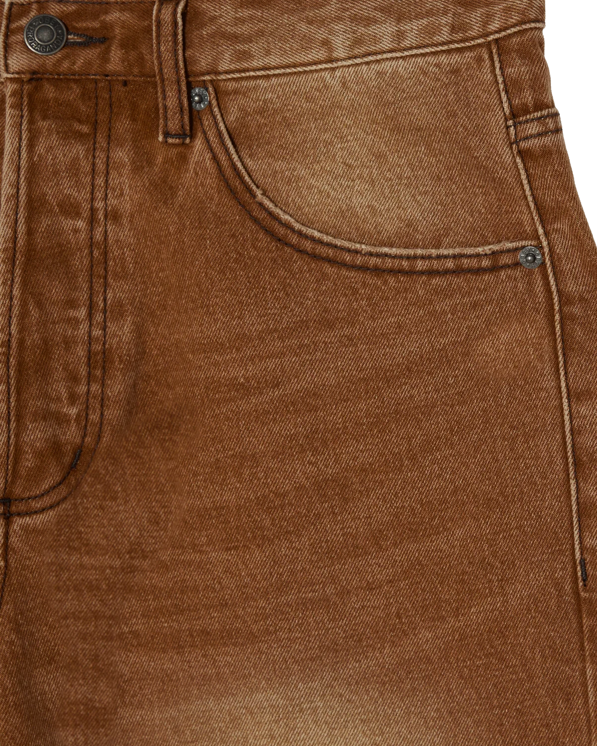 Obey Boxcar Straight Leg Denim Archive Brown