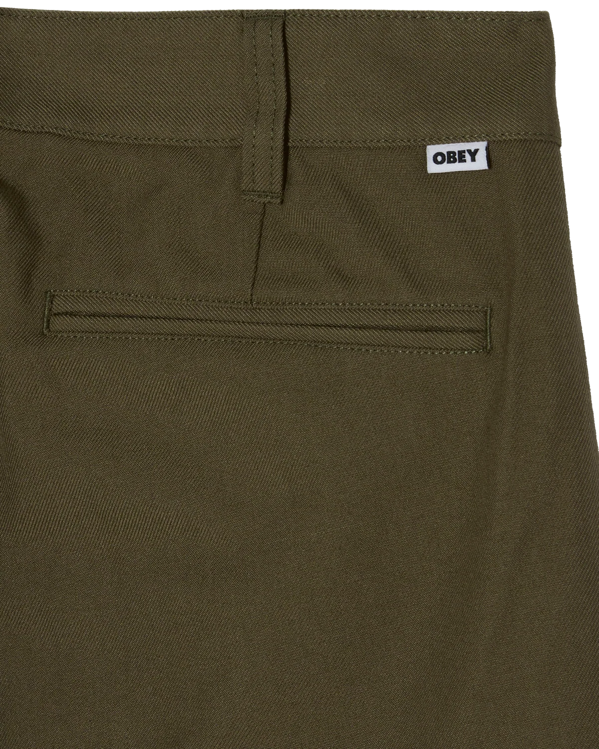 Obey Dean Pleated Pant Stone Gray