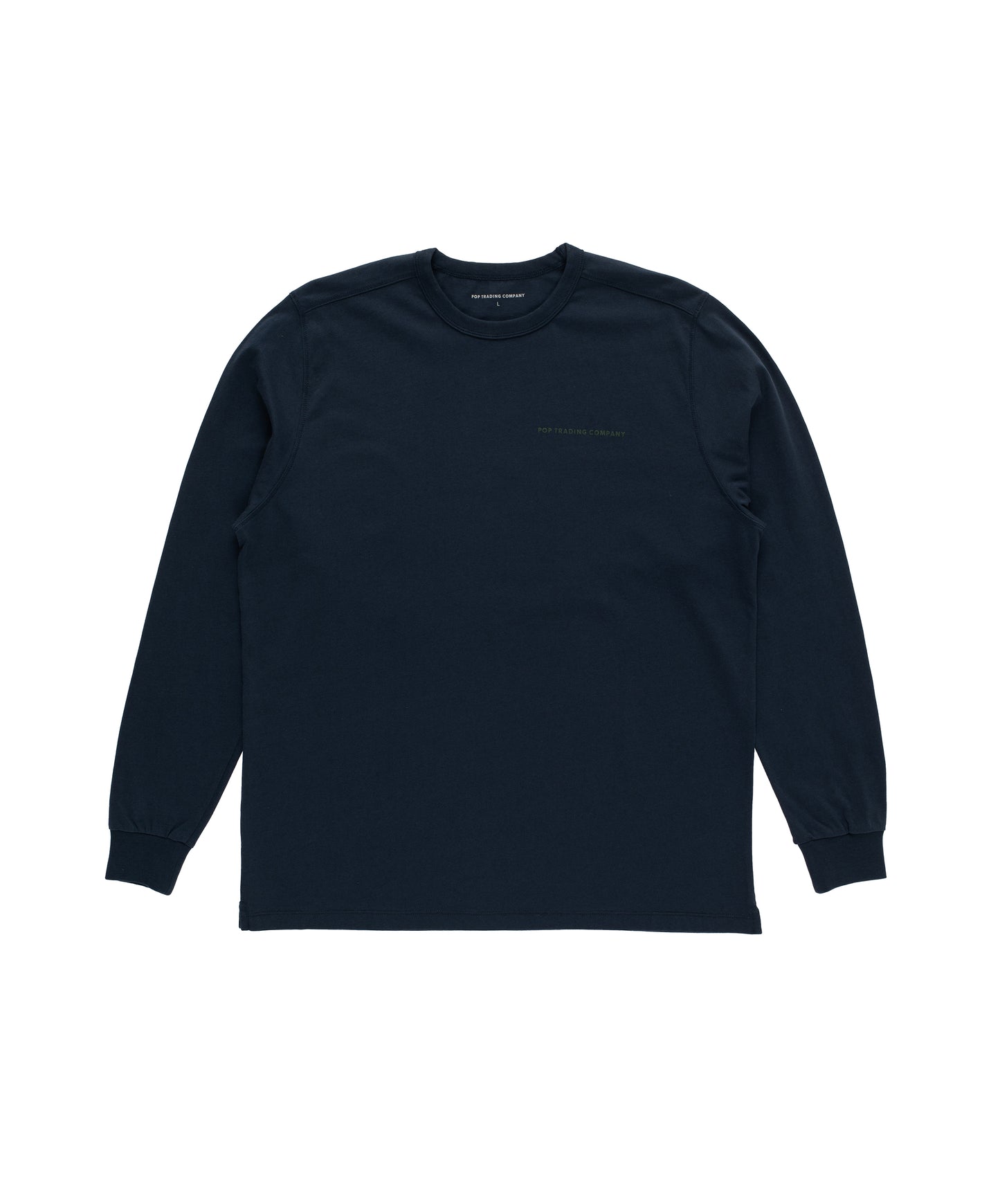 POP Logo Longsleeve T-Shirt Navy