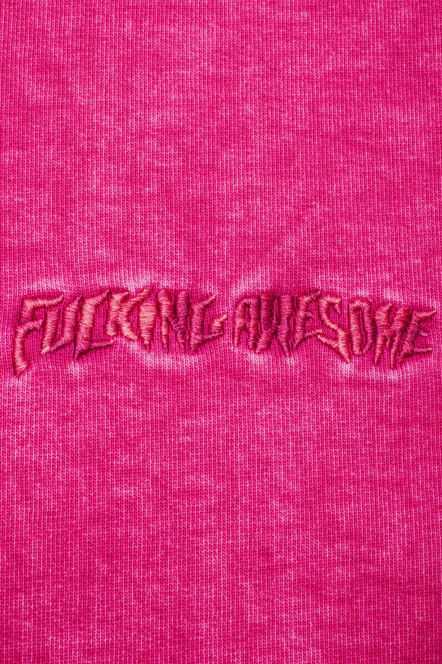 Fucking Awesome Little Stamp Snow Wash Sweater Magenta