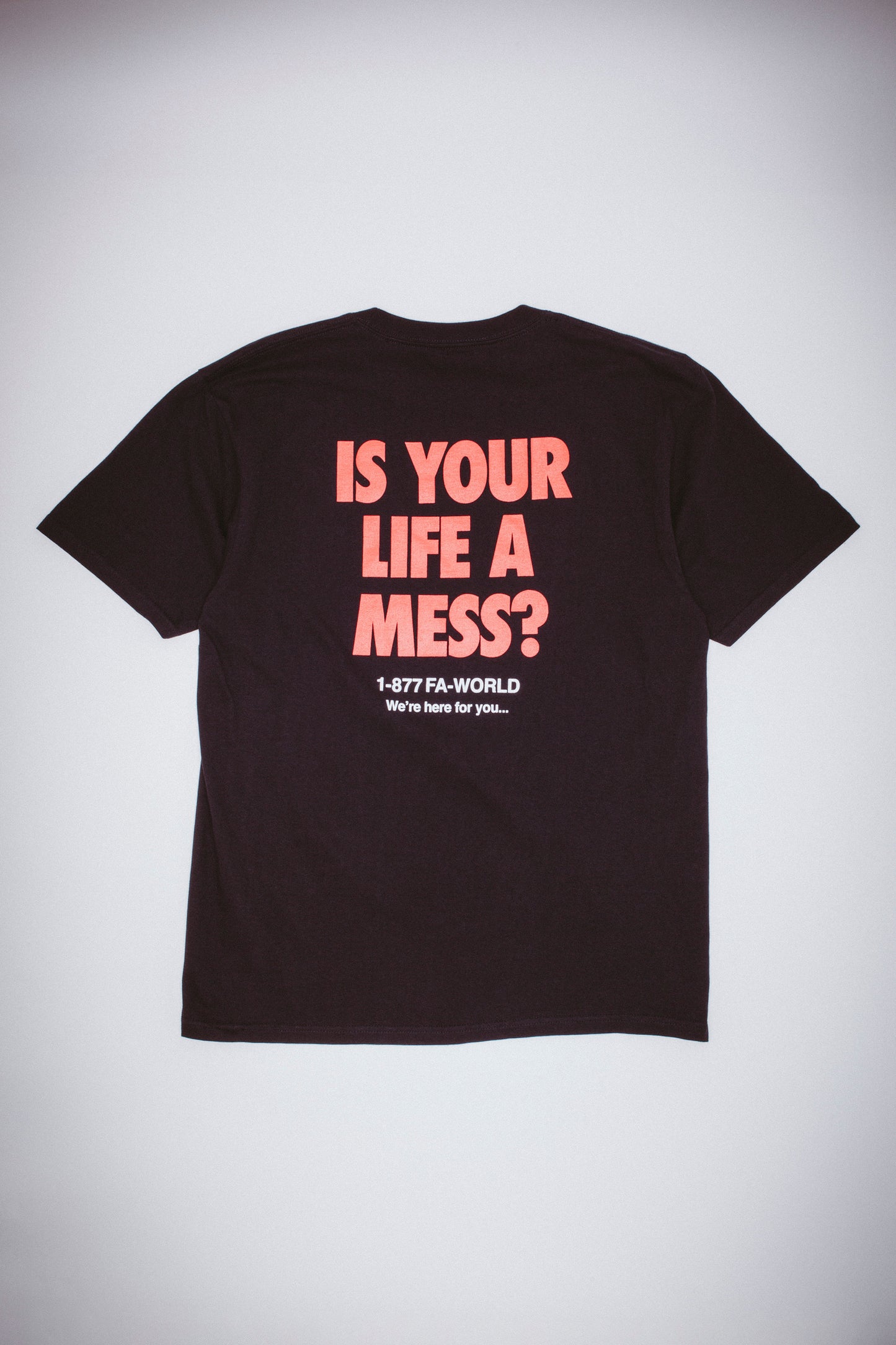 Fucking Awesome Is Your Life A Mess T-Shirt Black