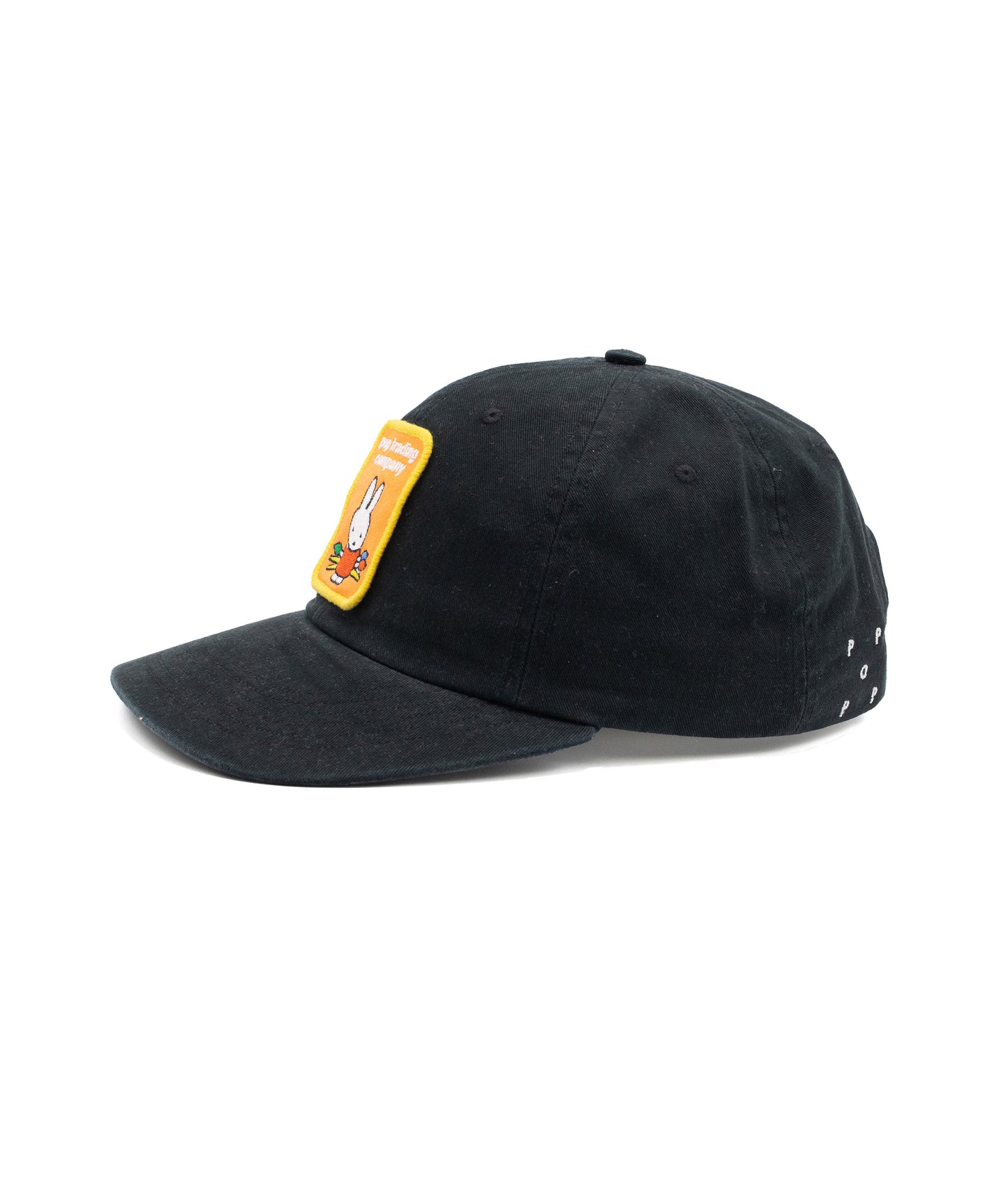 POP x Miffy Patch Sixpanel Hat Black