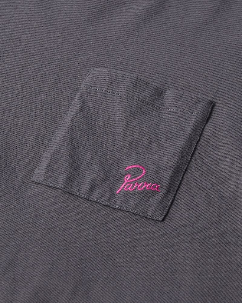 By Parra Signature Pocket T-Shirt Grey