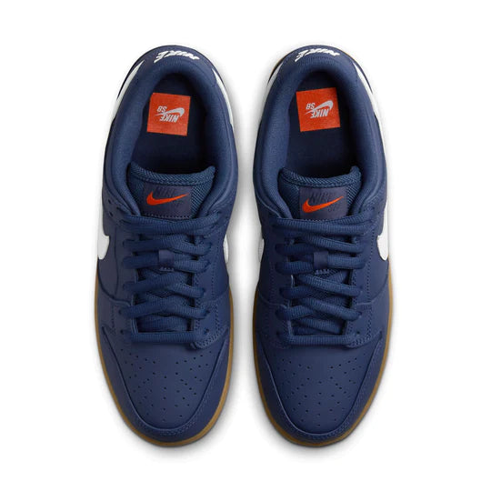 Nike SB Dunk Low Pro Navy/White/Navy/Gum Light Brown