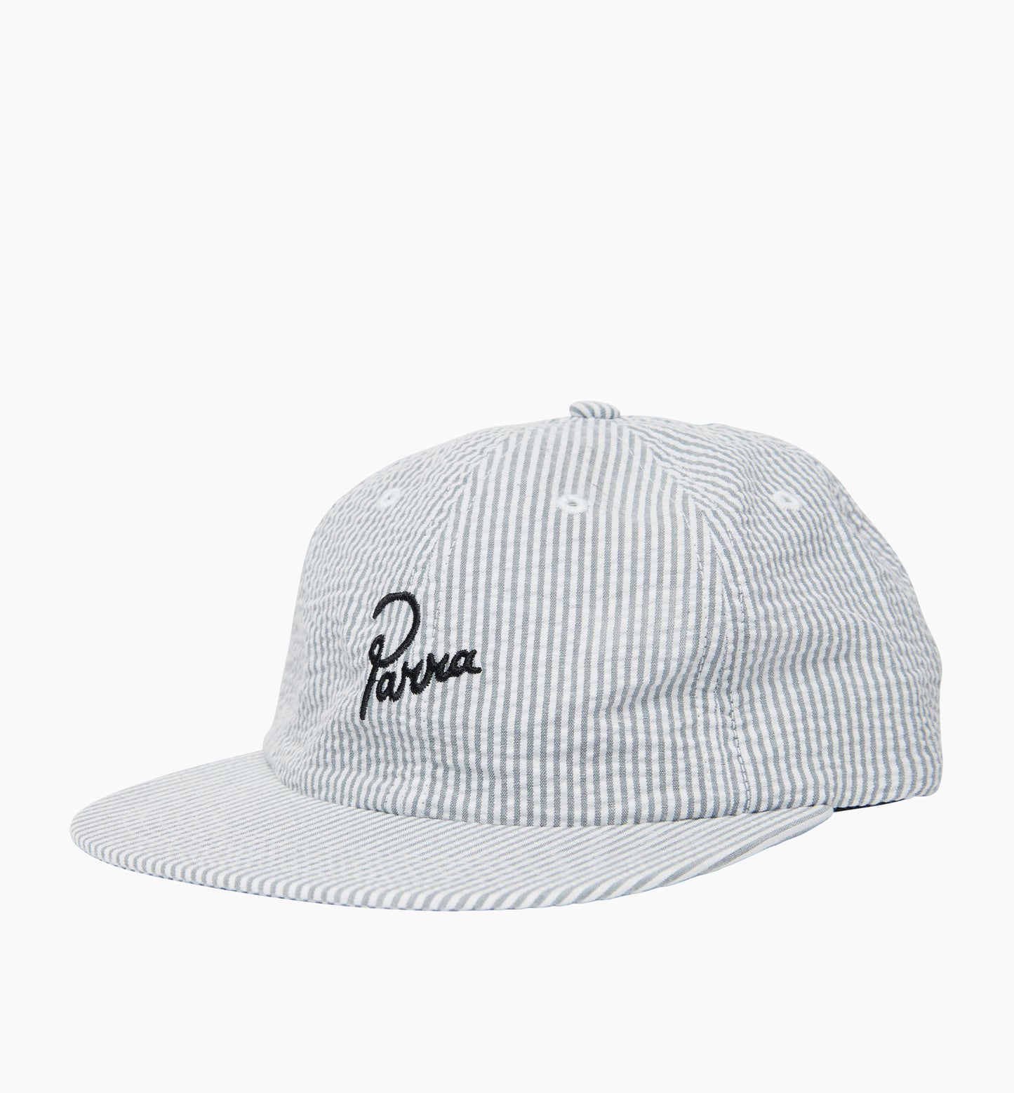 By Parra Classic Logo 6 Panel Hat White Grey