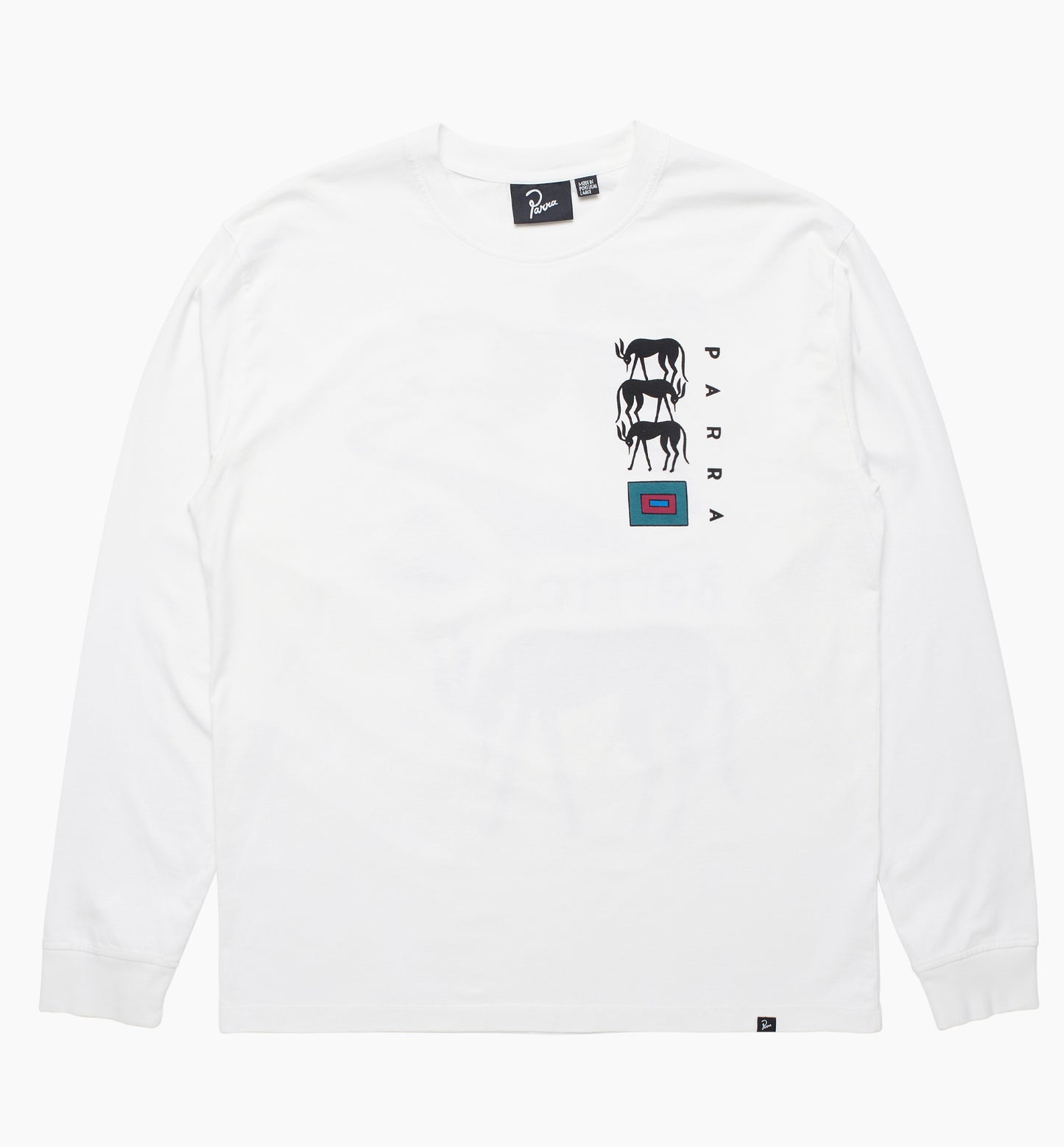 By Parra The Berry Farm Longsleeve T-Shirt White