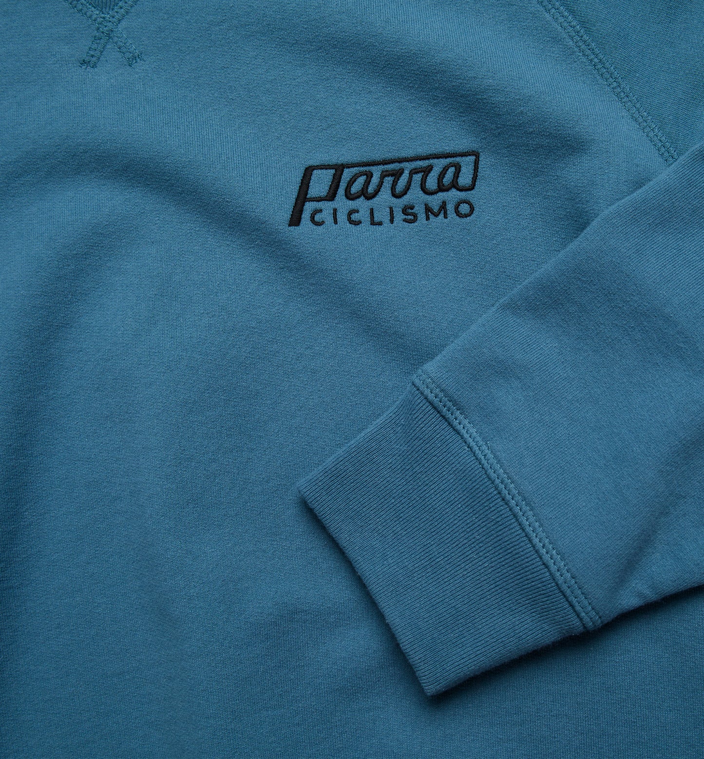 By Parra Ciclismo Crewneck Sweater Teal