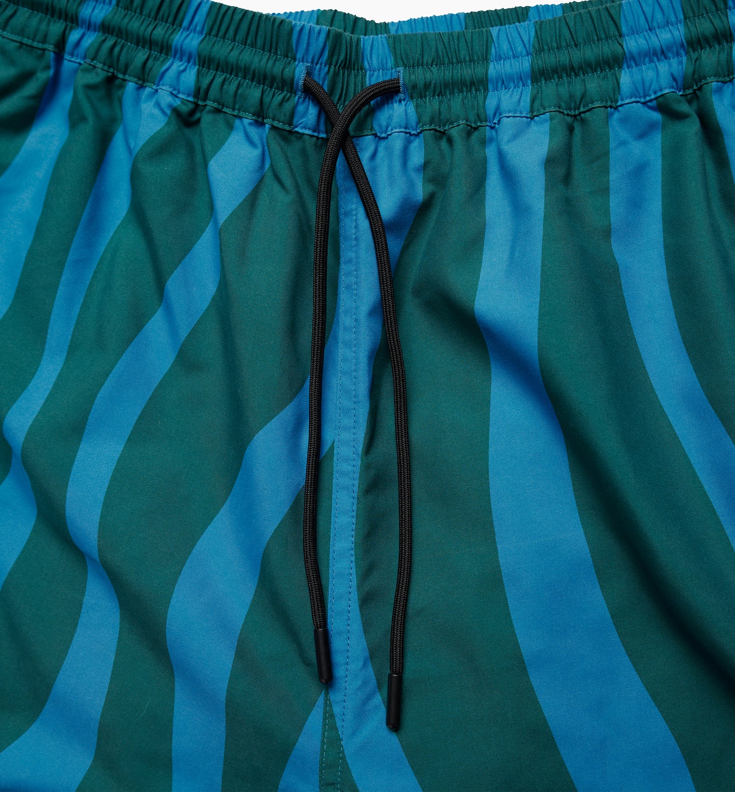 By Parra Aqua Weed Waves Swim Shorts Greek Blue