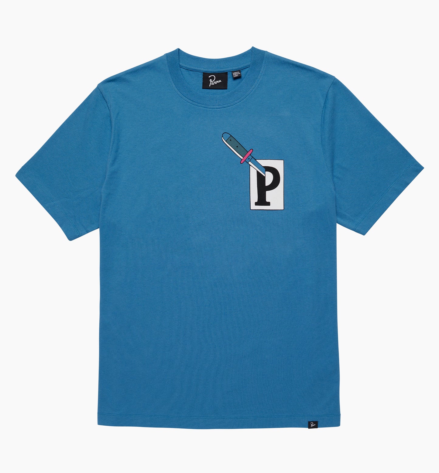 By Parra Fucking Fork T-Shirt Slate Blue