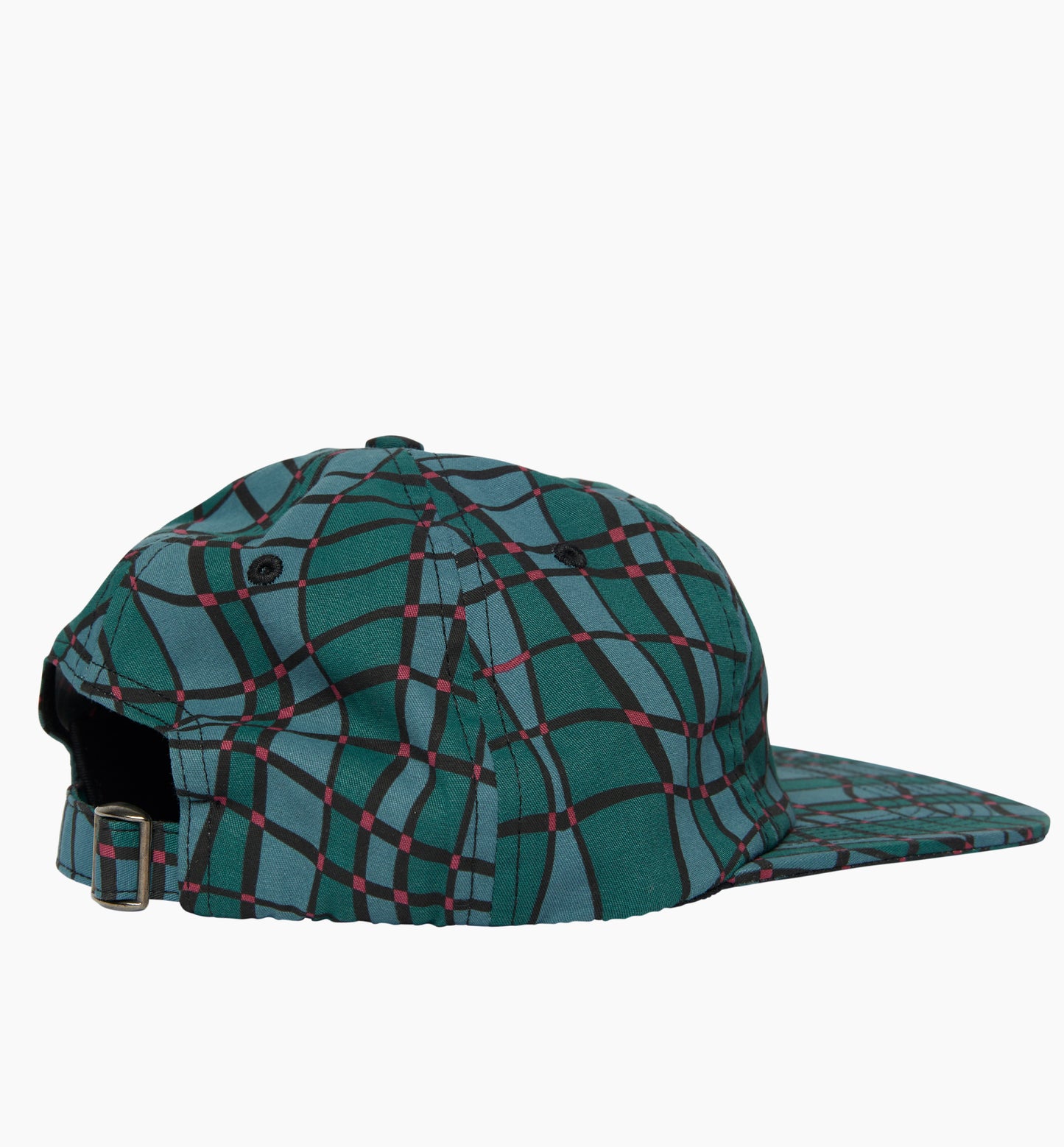 By Parra Squared Waves Pattern 6 Panel Hat
