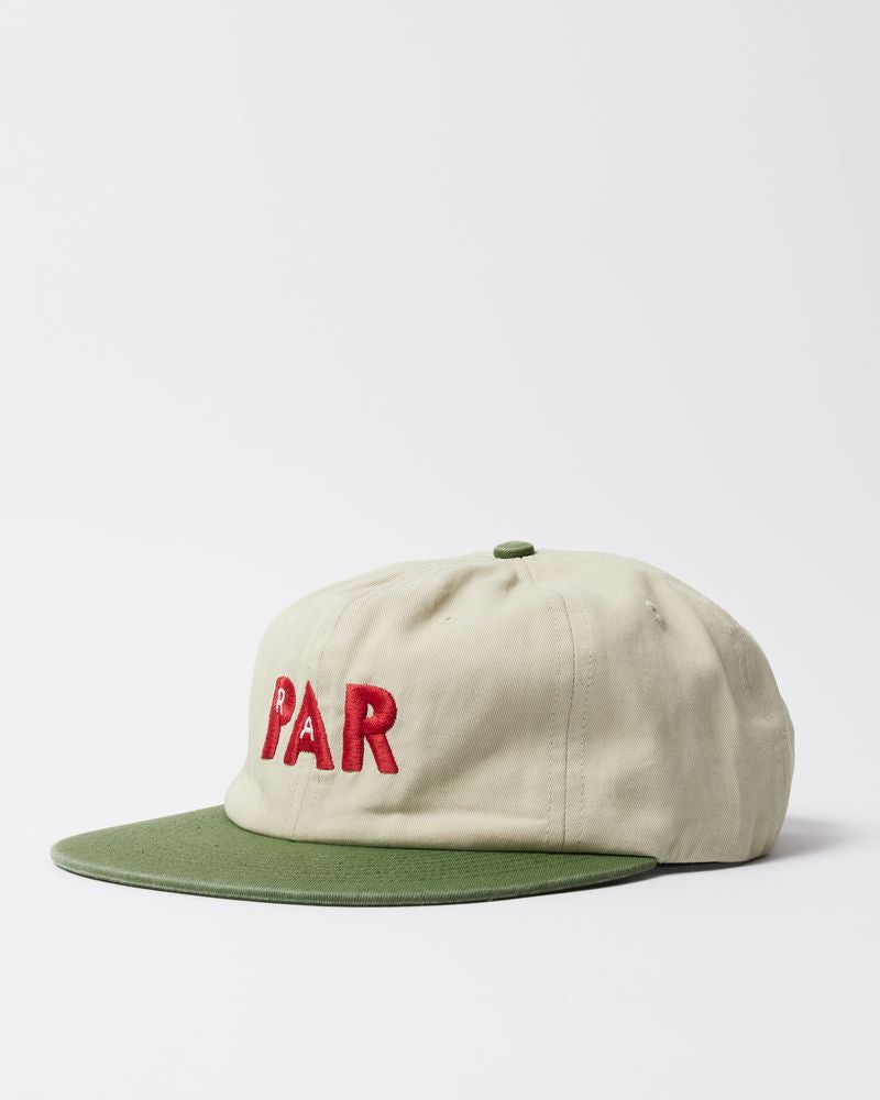 By Parra Paper Par 6 Panel Hat Green