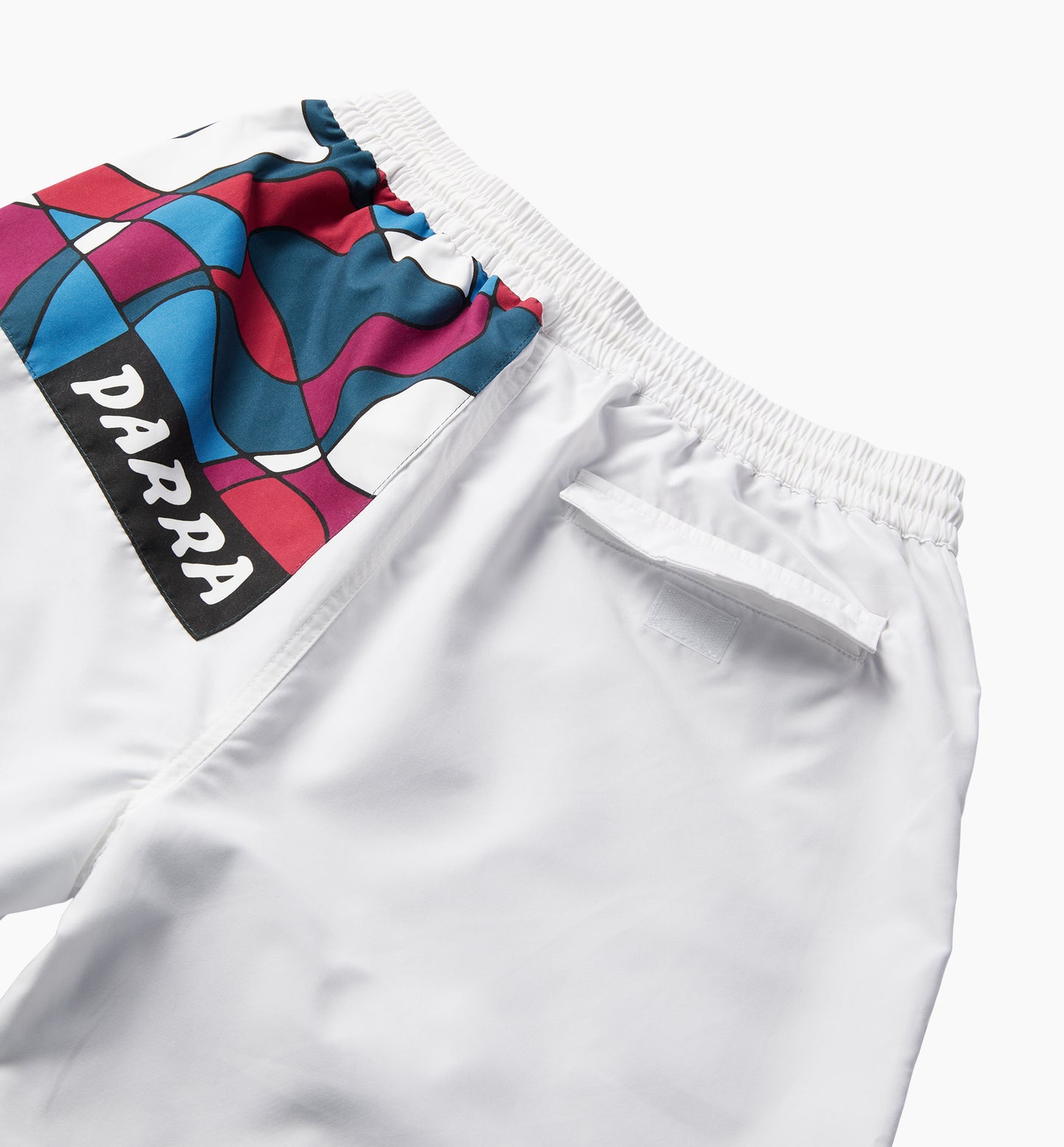 By Parra Sports Trees Swim Shorts White