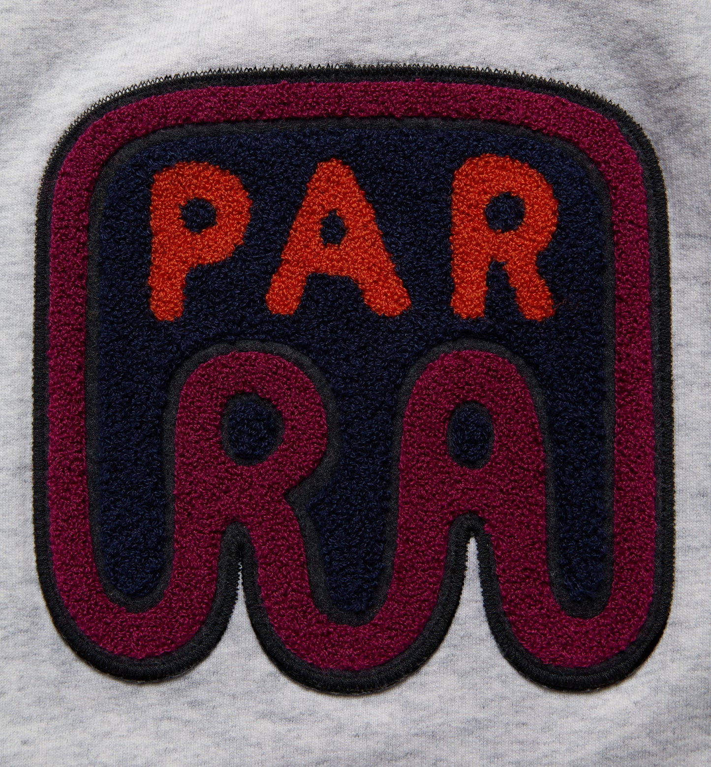 By Parra Fast Food Logo Crewneck Sweater Heathergrey