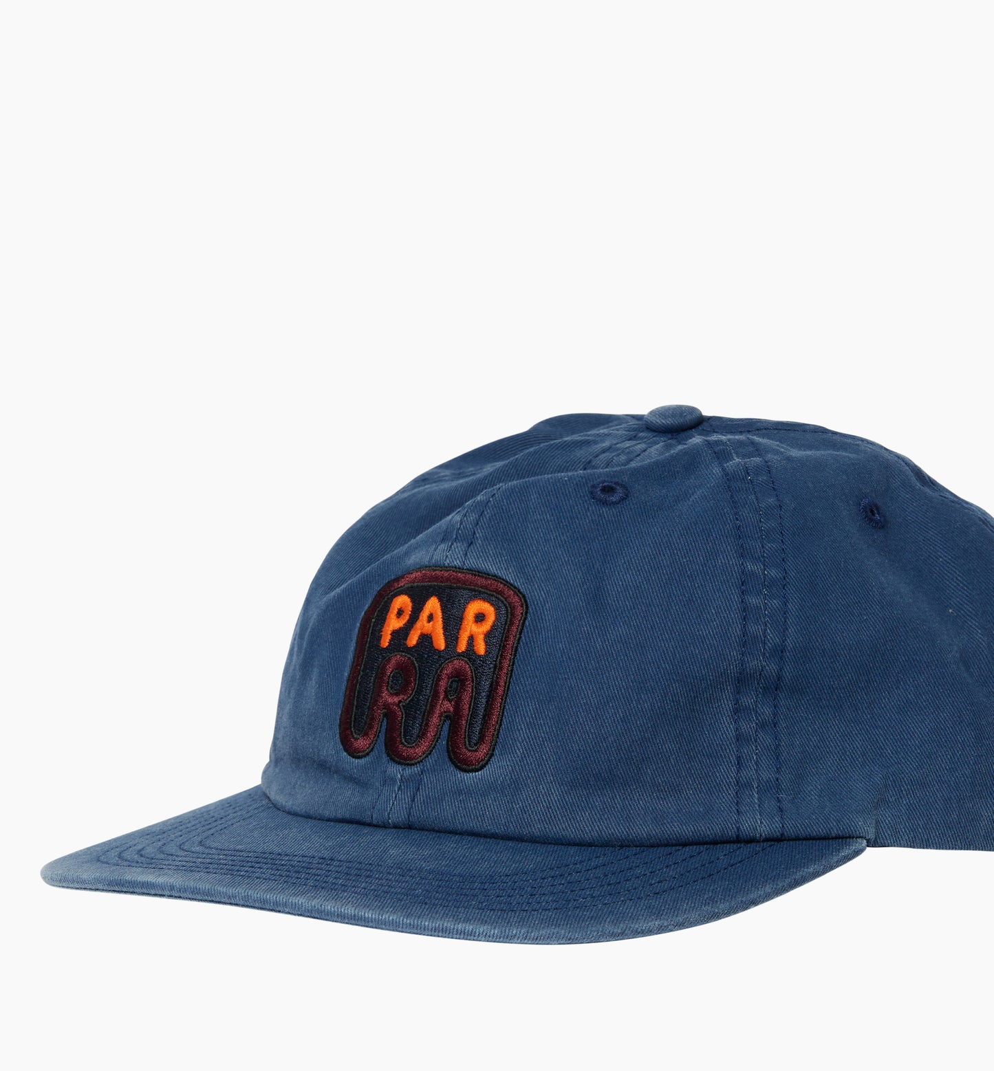 By Parra Fast Food Logo 6 Panel Hat Navyblue