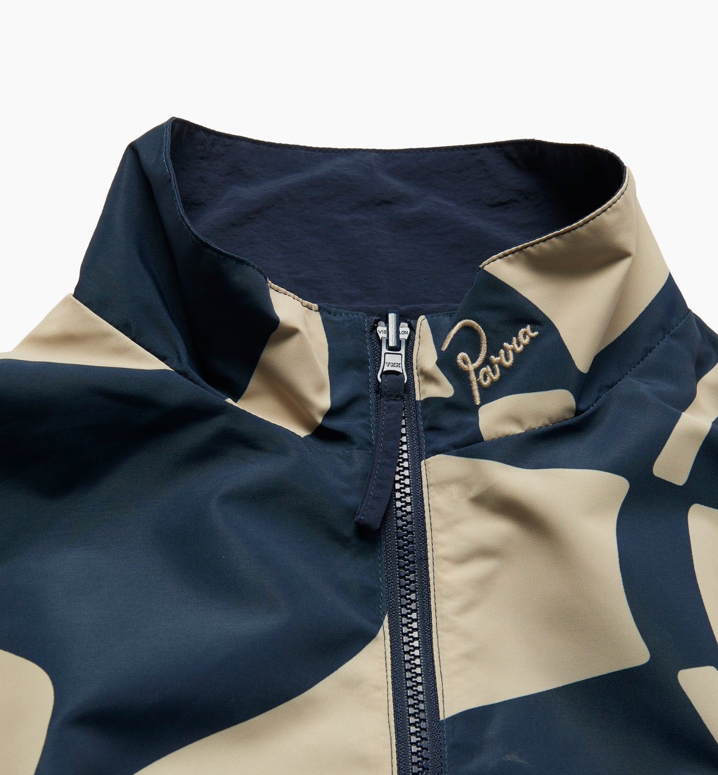 By Parra Zoom Winds Reversible Track Jacket Navyblue