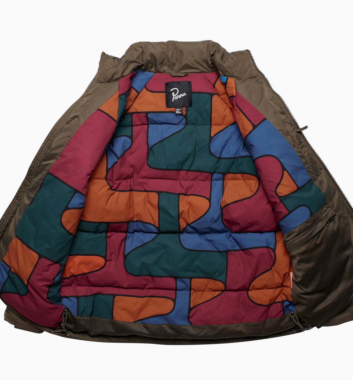 By Parra Canyons All Over Jacket Coffeebrown