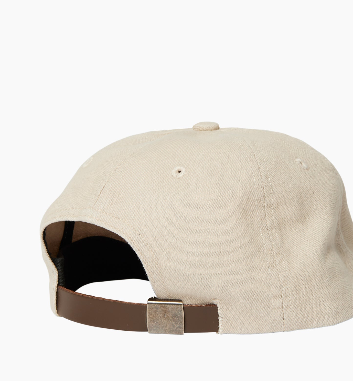 By Parra Blocked Logo 6 Panel Hat Offwhite