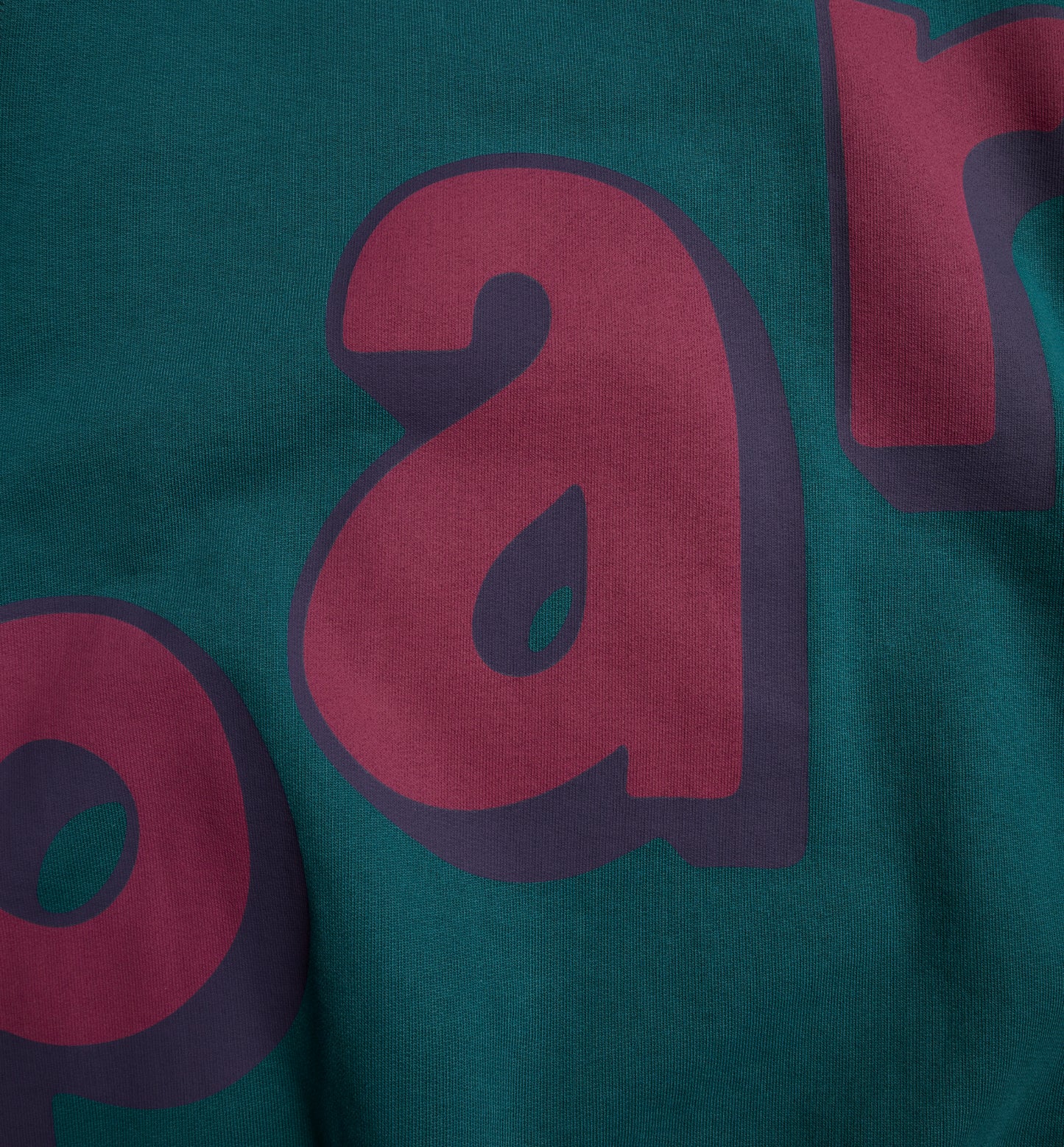 By Parra Loudness Crewneck Sweater Coralblue