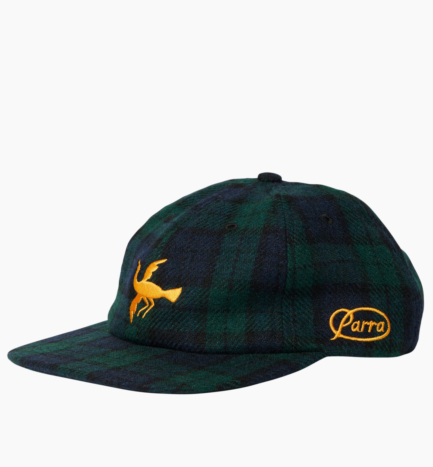 By Parra Clipped Wings 6 Panel Hat Pinegreen