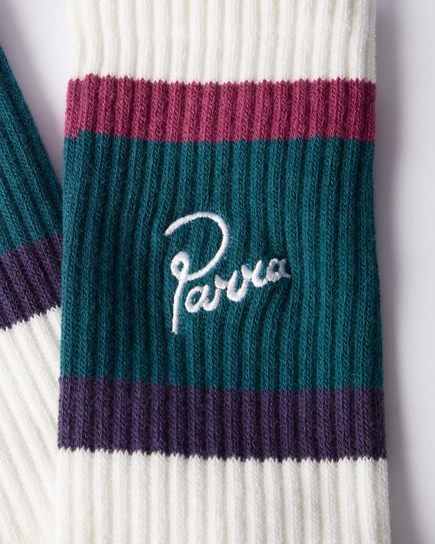 By Parra The Usual Crew Socks White