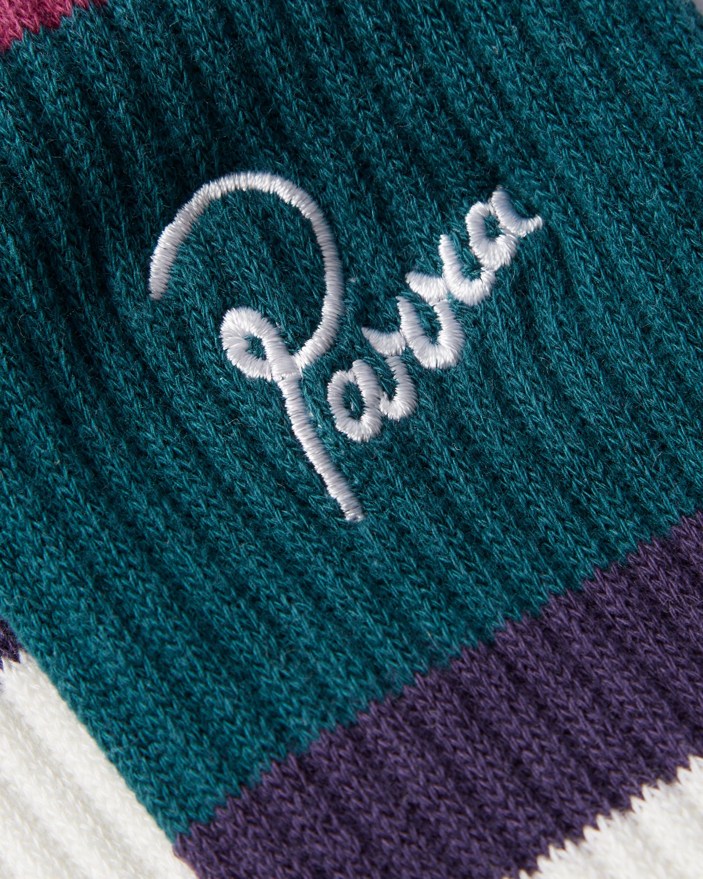 By Parra The Usual Crew Socks White