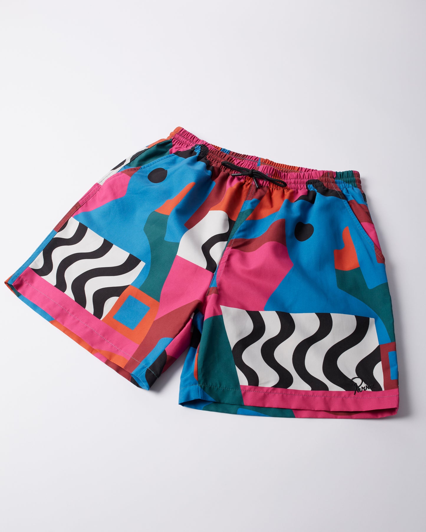 By Parra Distorted Water Swim Shorts