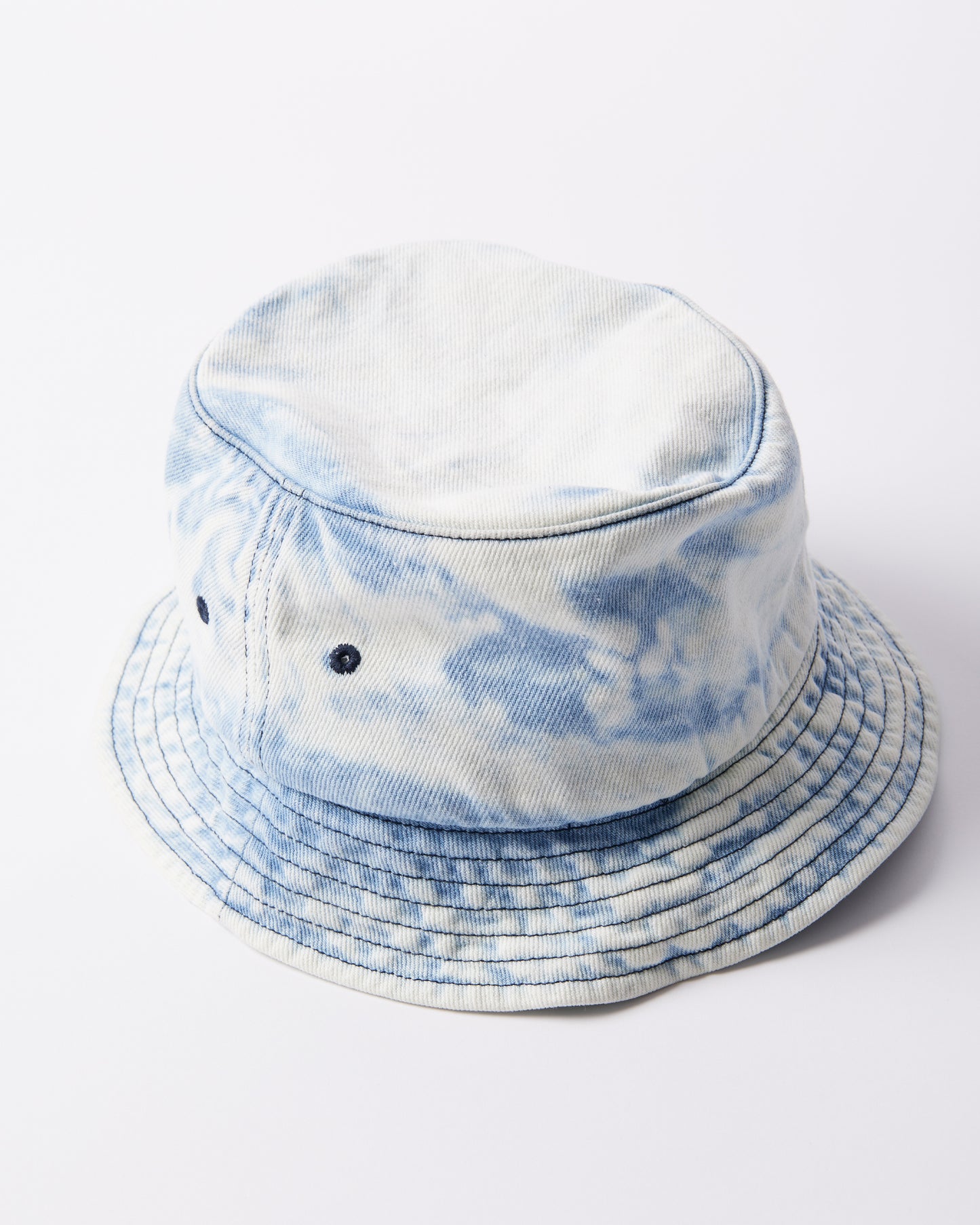 By Parra The Great Goose Bucket Hat Washed Light Blue