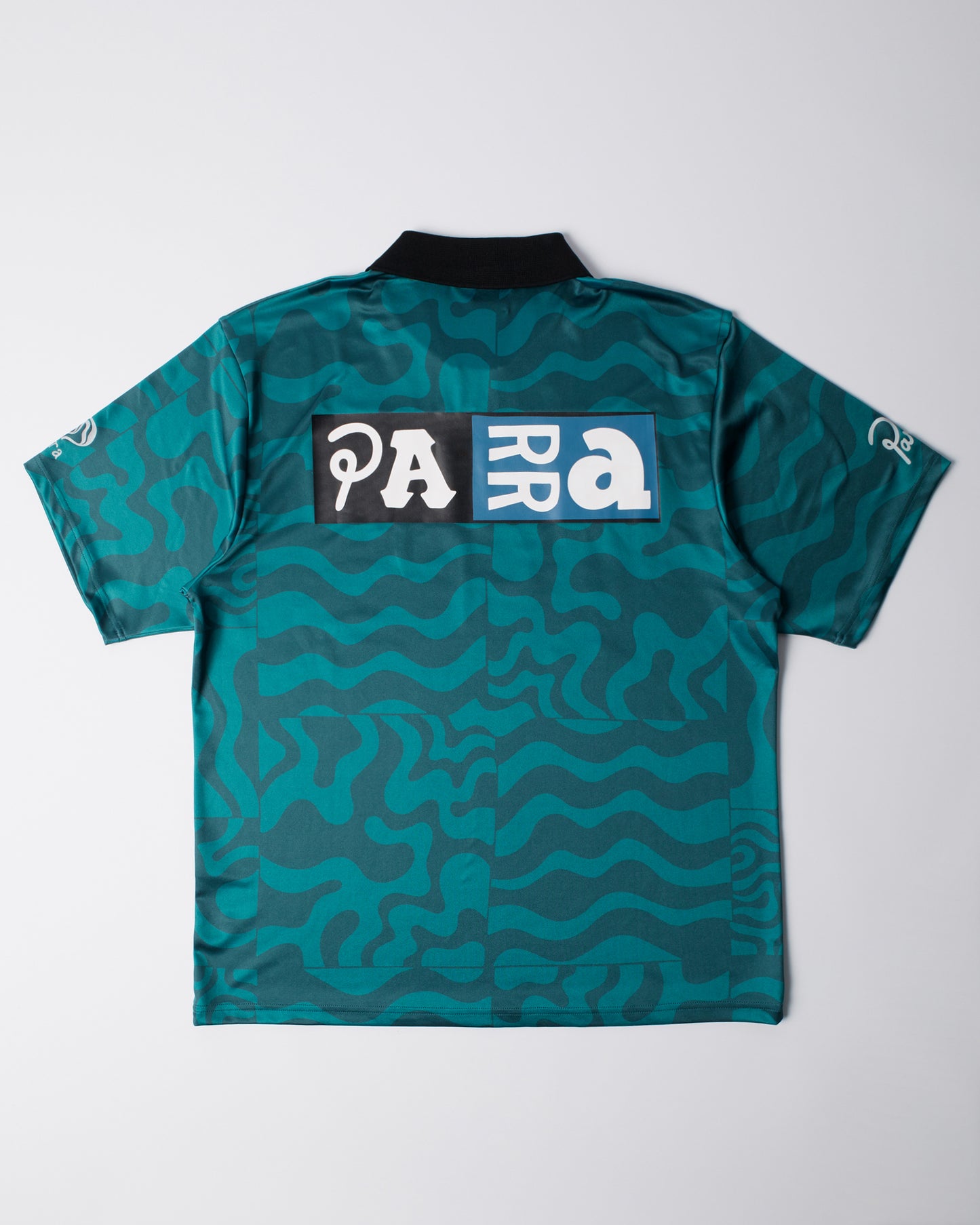 By Parra Sports Flage Polo Shirt Deep Sea Green