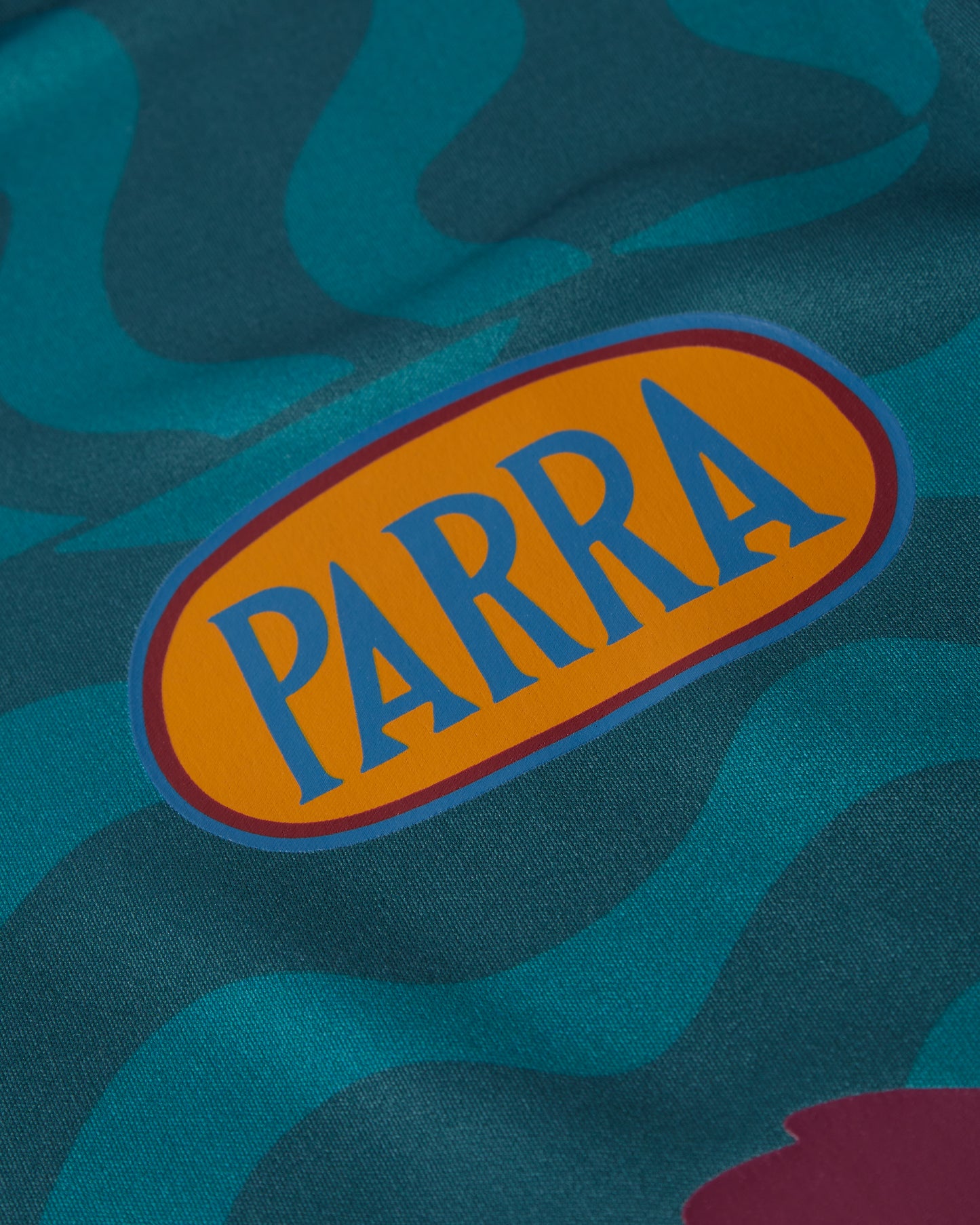 By Parra Sports Flage Polo Shirt Deep Sea Green