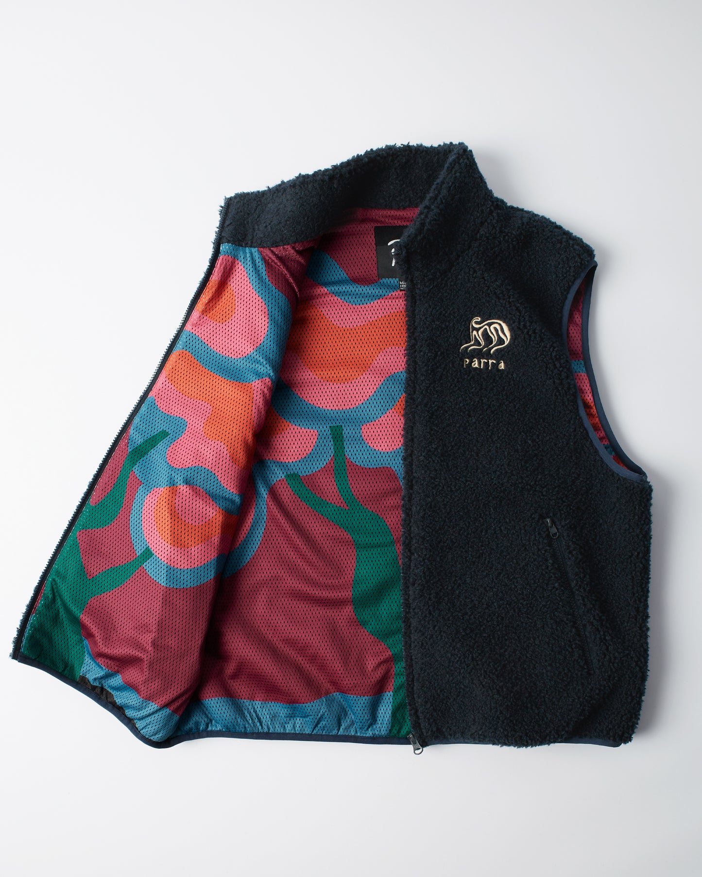 By Parra Chest Alien Vest Midnight Blue