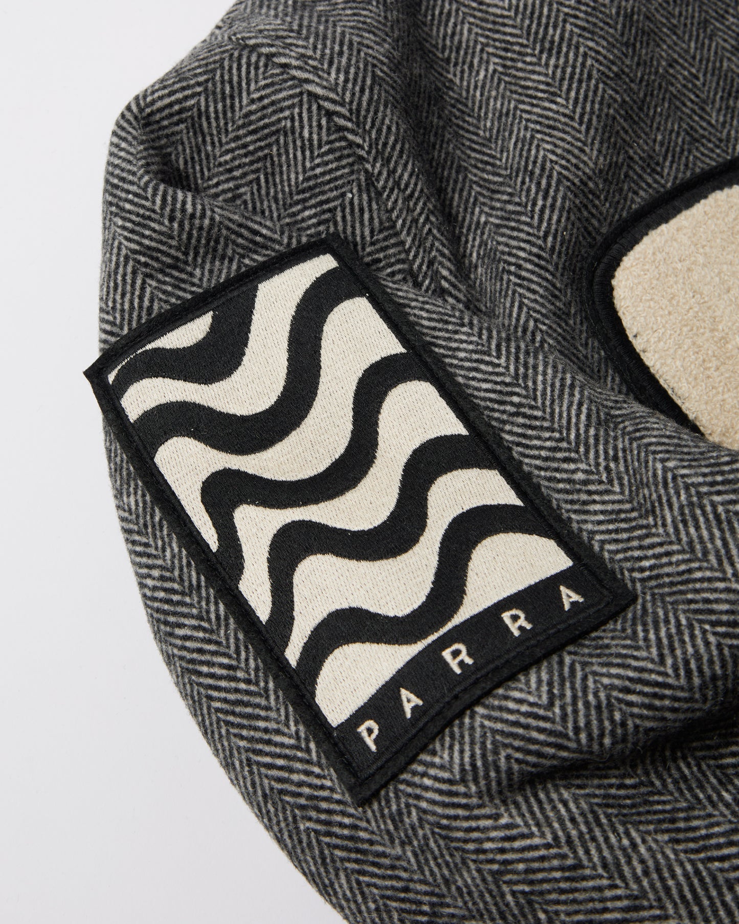 By Parra Rounded PAR Varsity Jacket Dark Grey