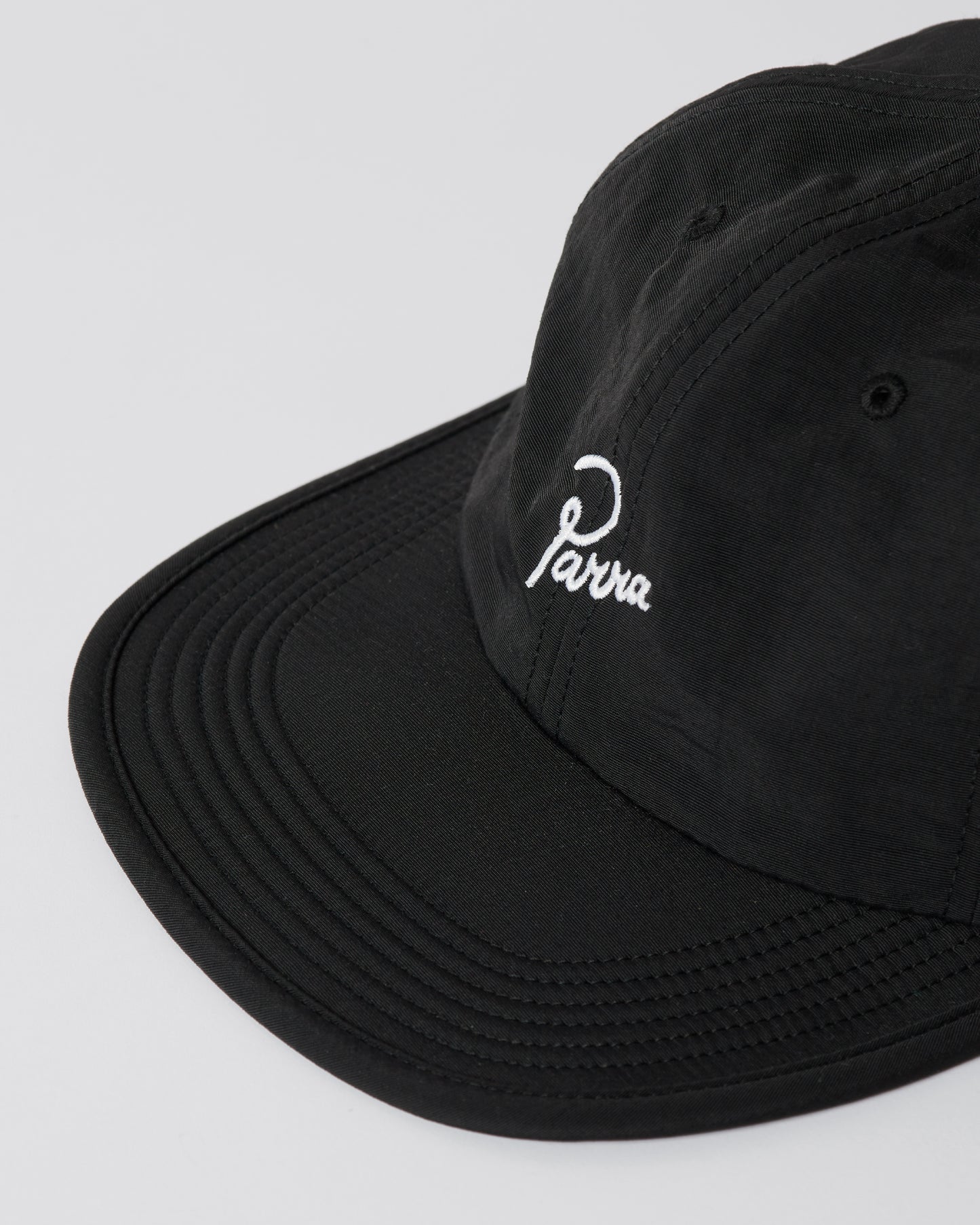 By Parra Signature 6 Panel Hat Black