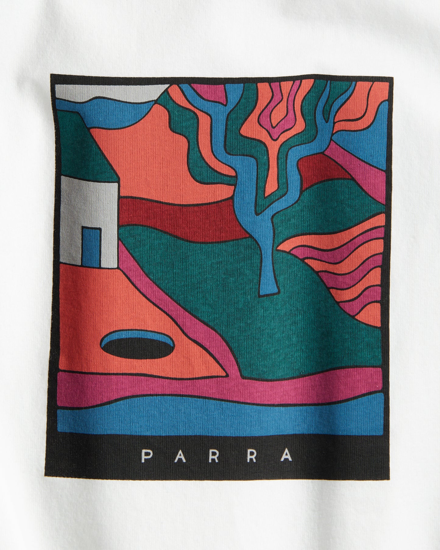 By Parra Hole In The Yard T-Shirt White