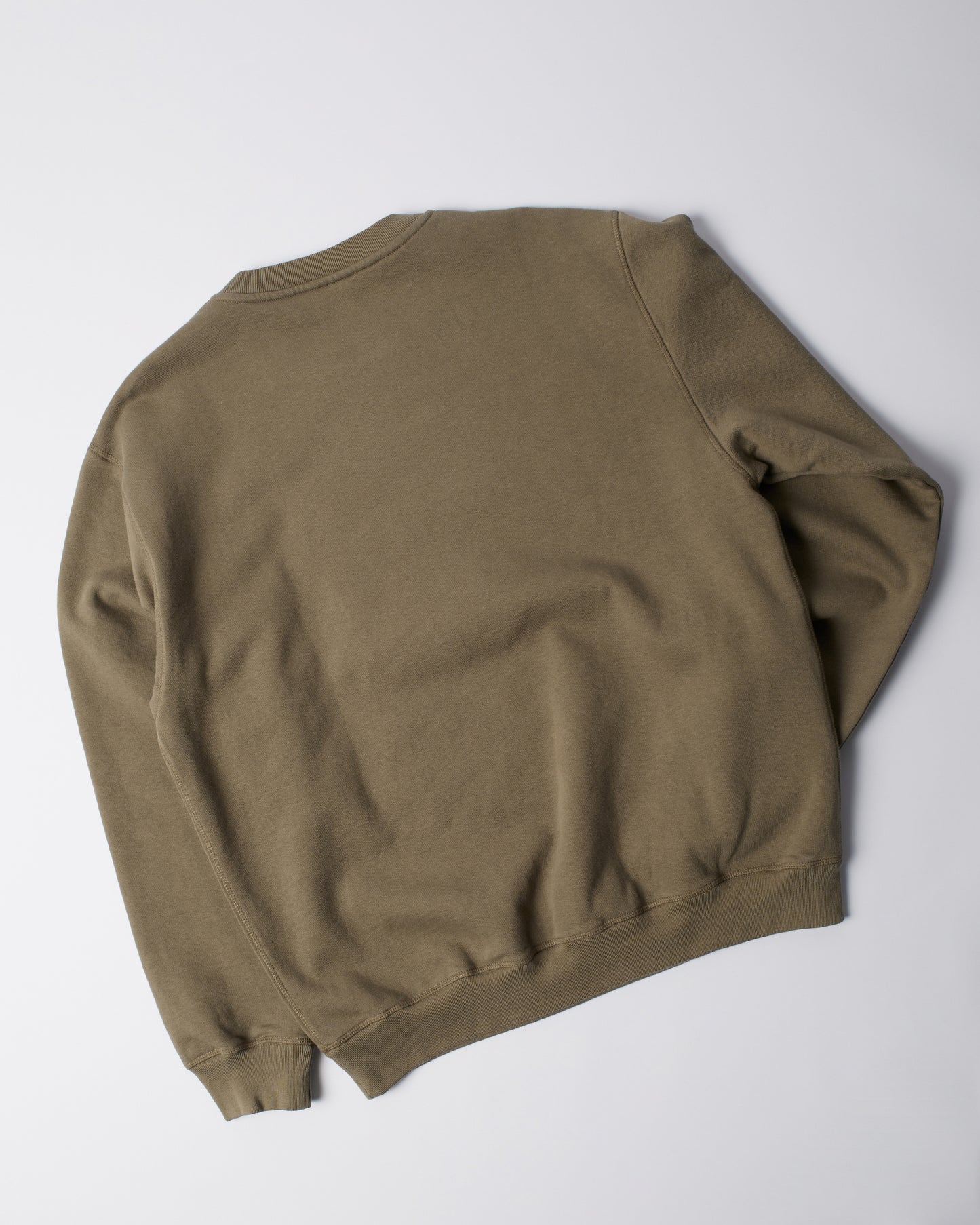 By Parra Future Visions Crewneck Sweater Stone Grey