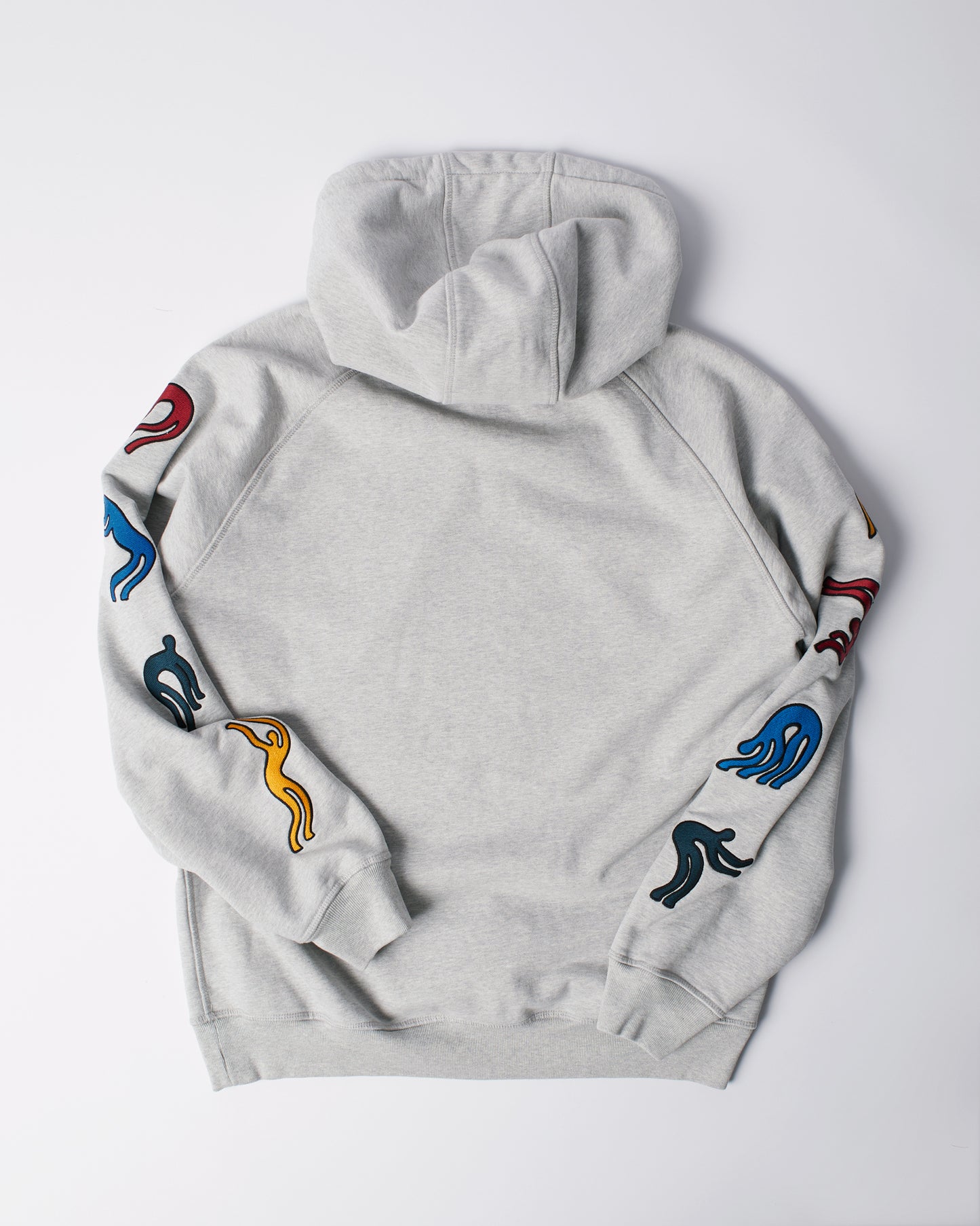 By Parra La Chambre Nuit Hooded Sweater Heather Grey