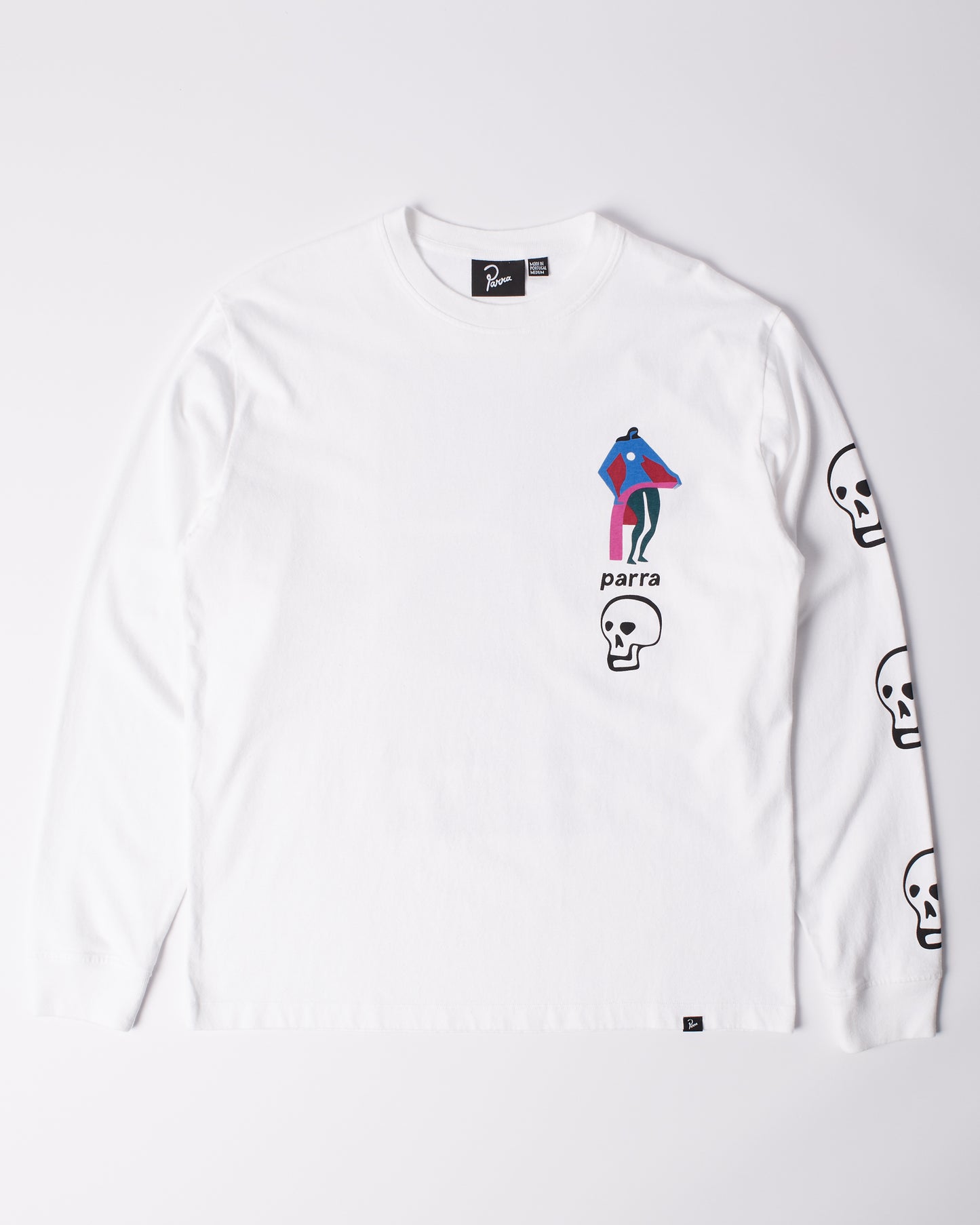 By Parra Lowering The Bar Longsleeve T-Shirt White