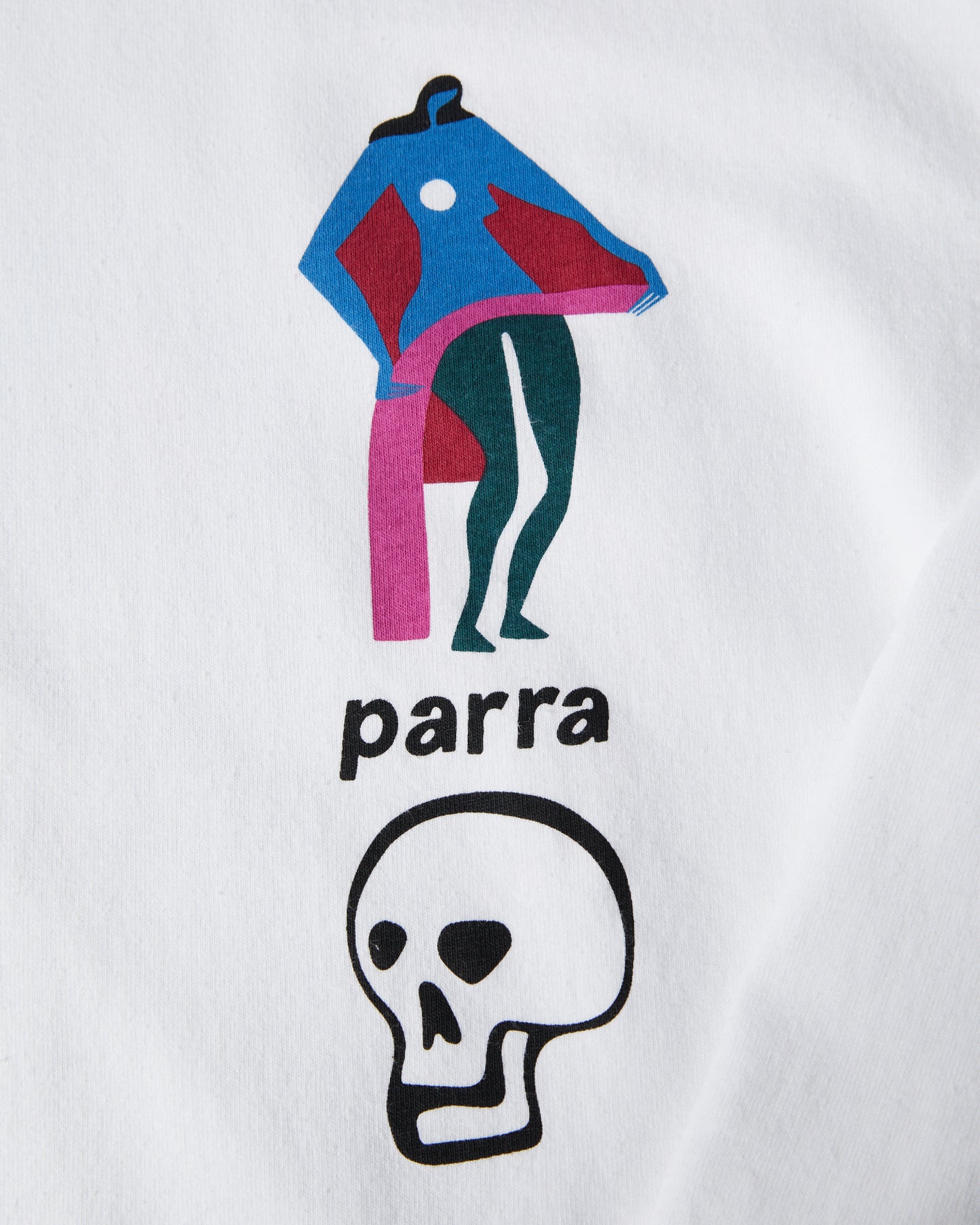 By Parra Lowering The Bar Longsleeve T-Shirt White