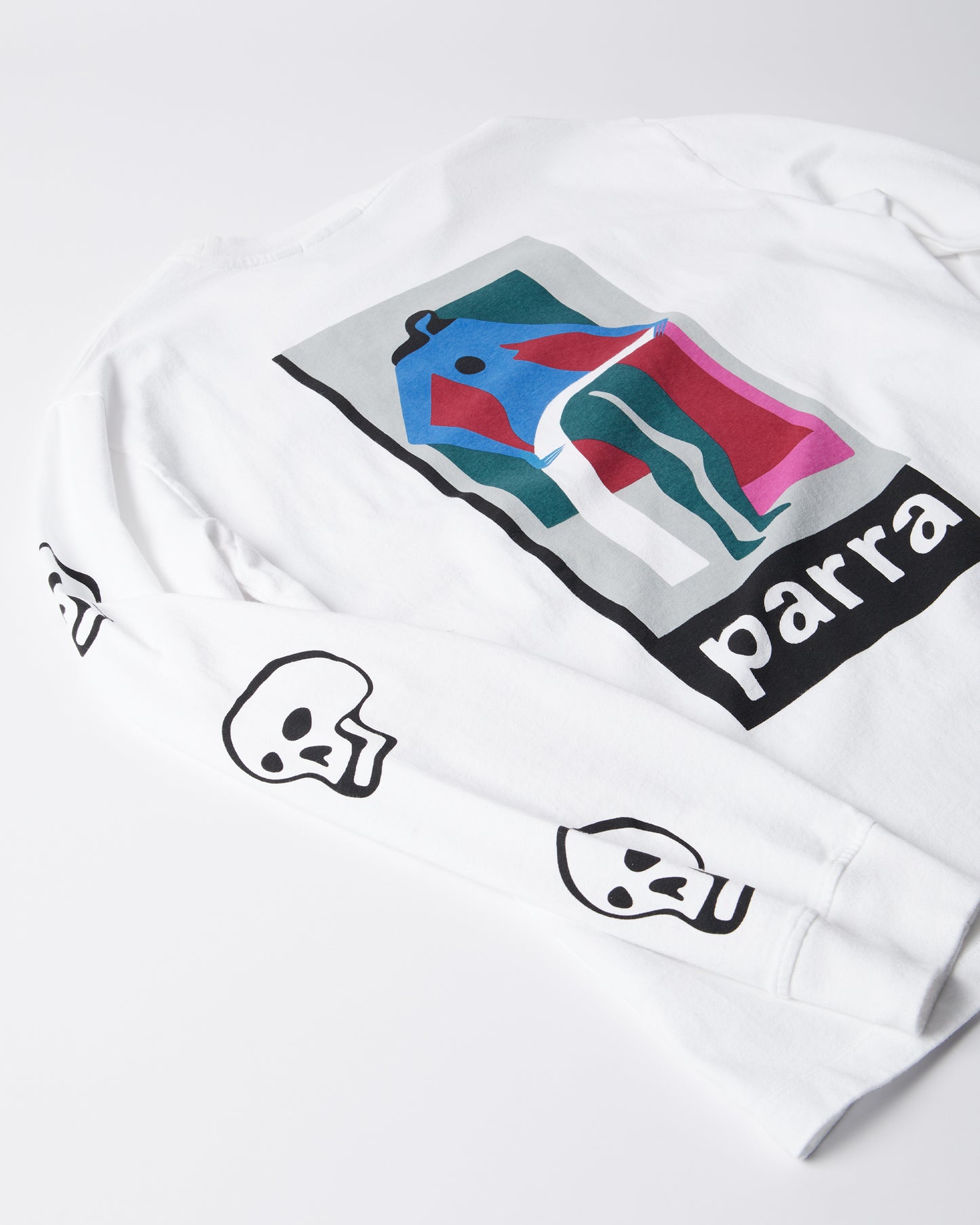 By Parra Lowering The Bar Longsleeve T-Shirt White