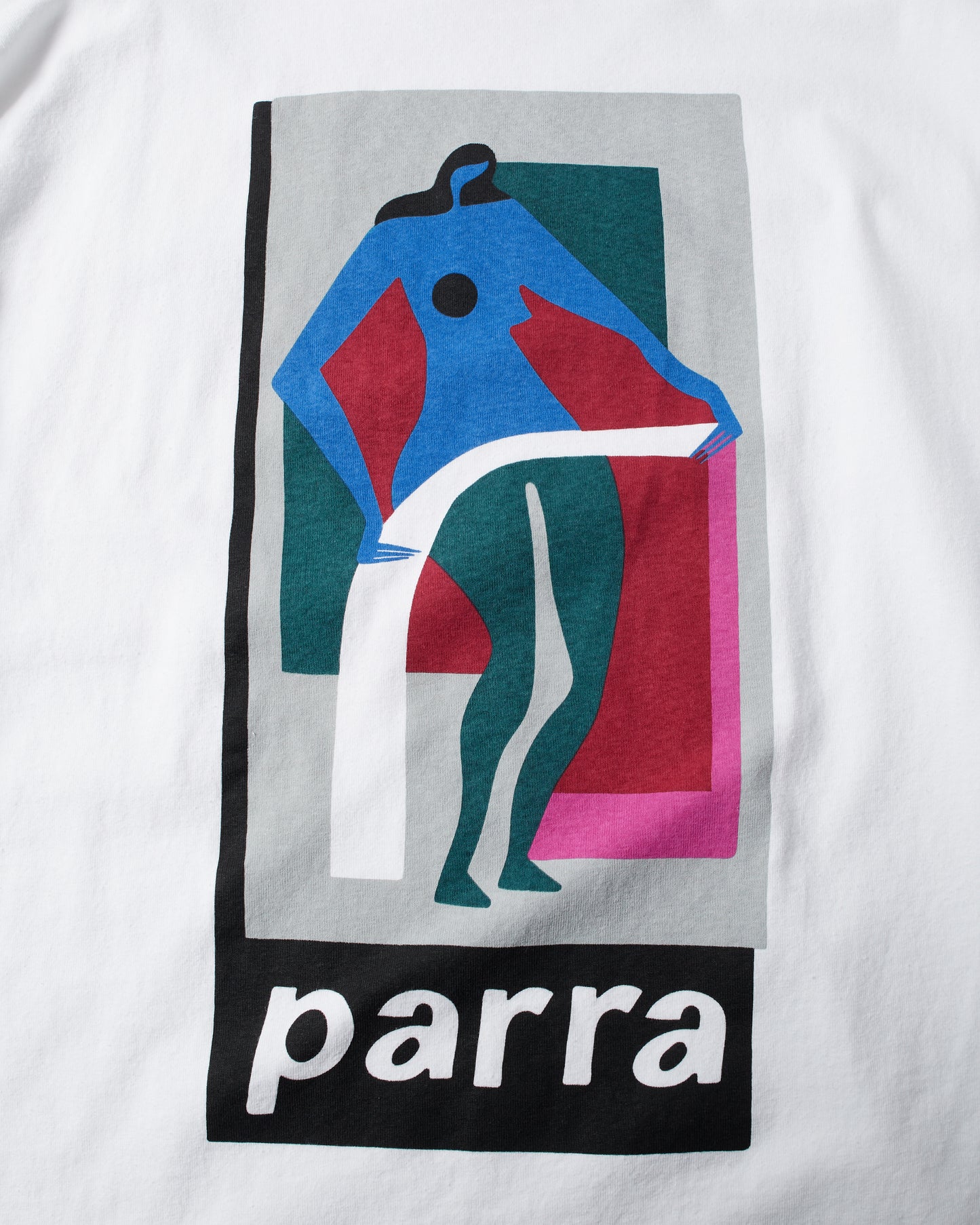 By Parra Lowering The Bar Longsleeve T-Shirt White