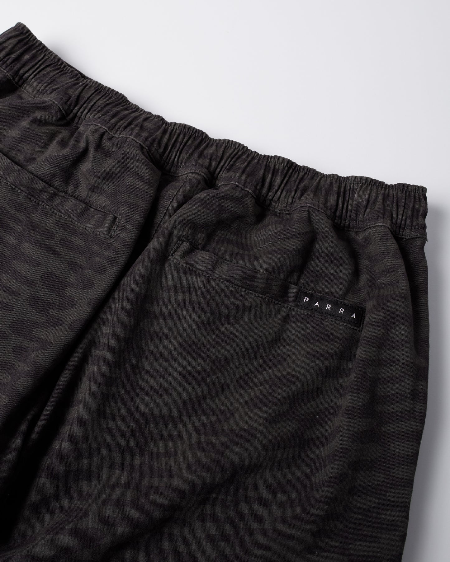 By Parra Stitched Skull Pants Washed Grey