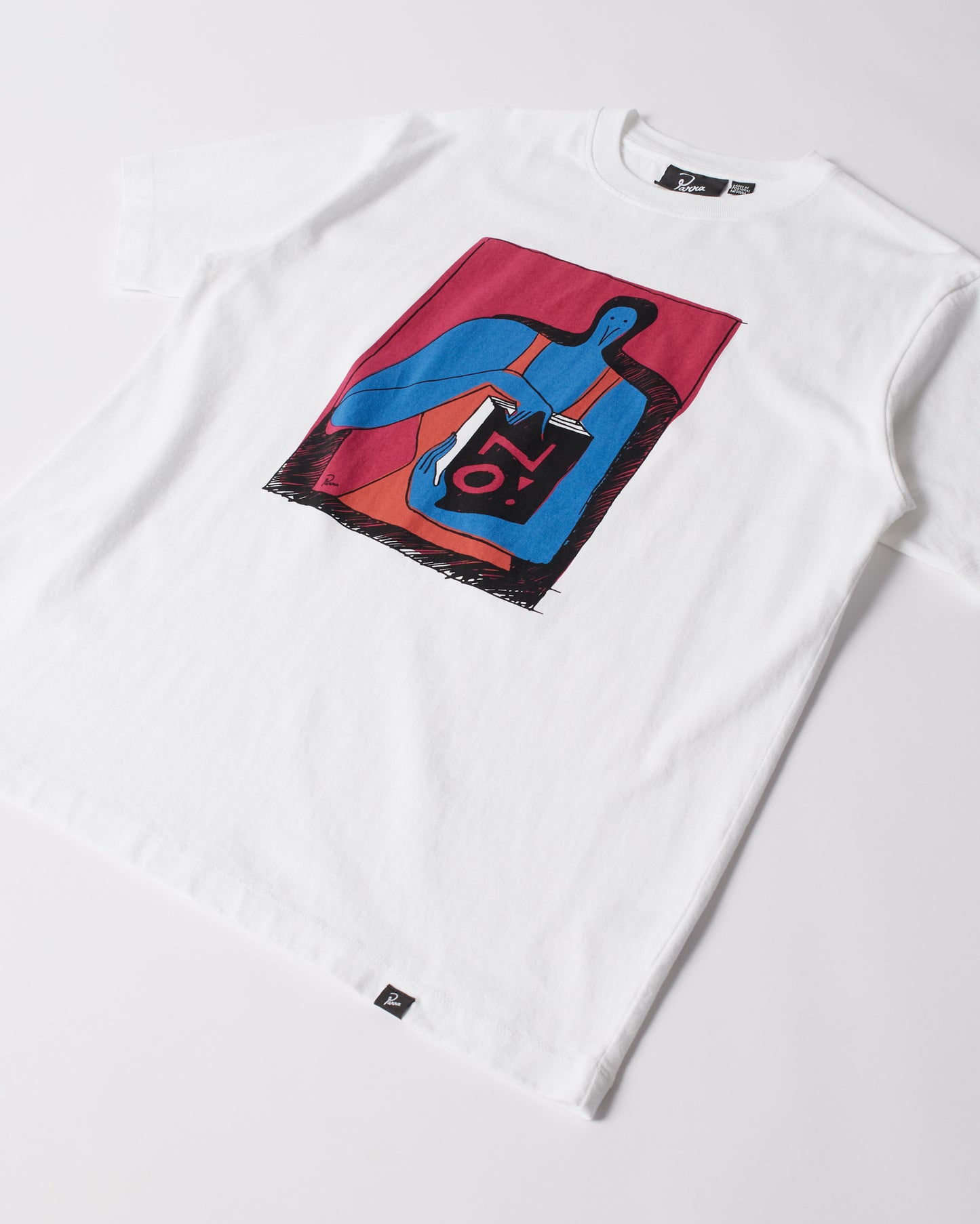 Parra No Books T-Shirt White
