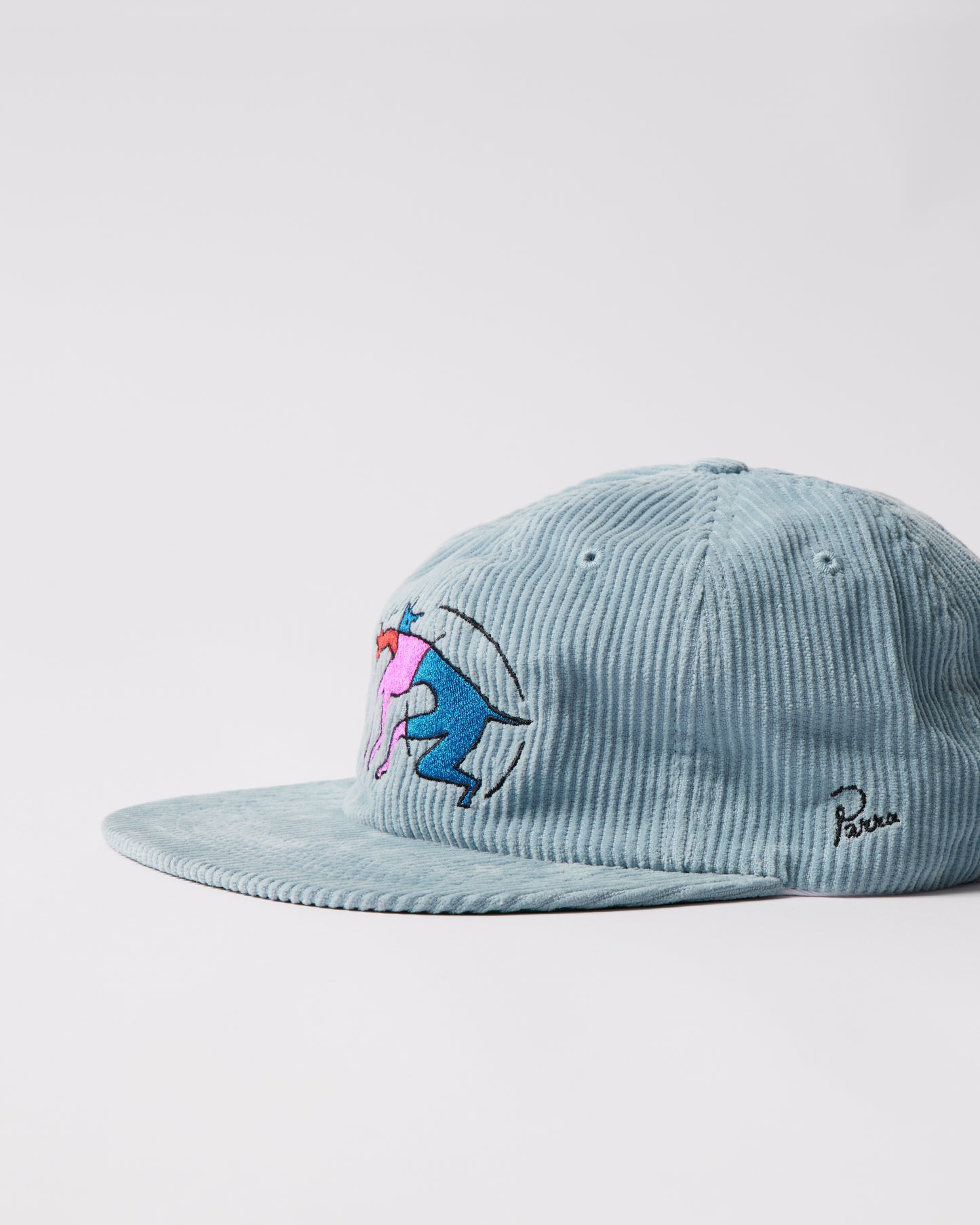 Parra The Zoomies 6 Panel Hat Blue